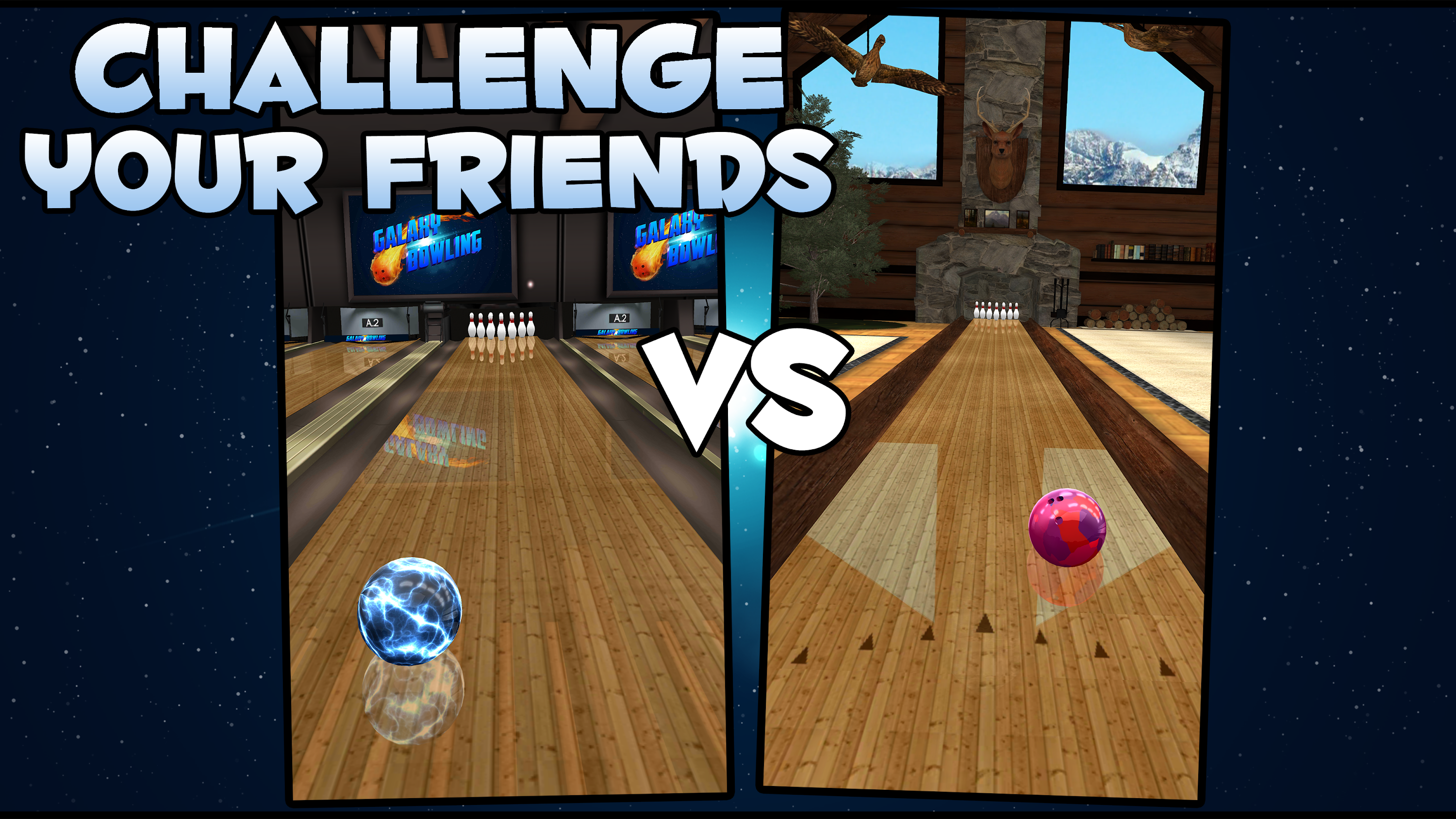 اسکرین شات 2 بازی Galaxy Bowling 3D
