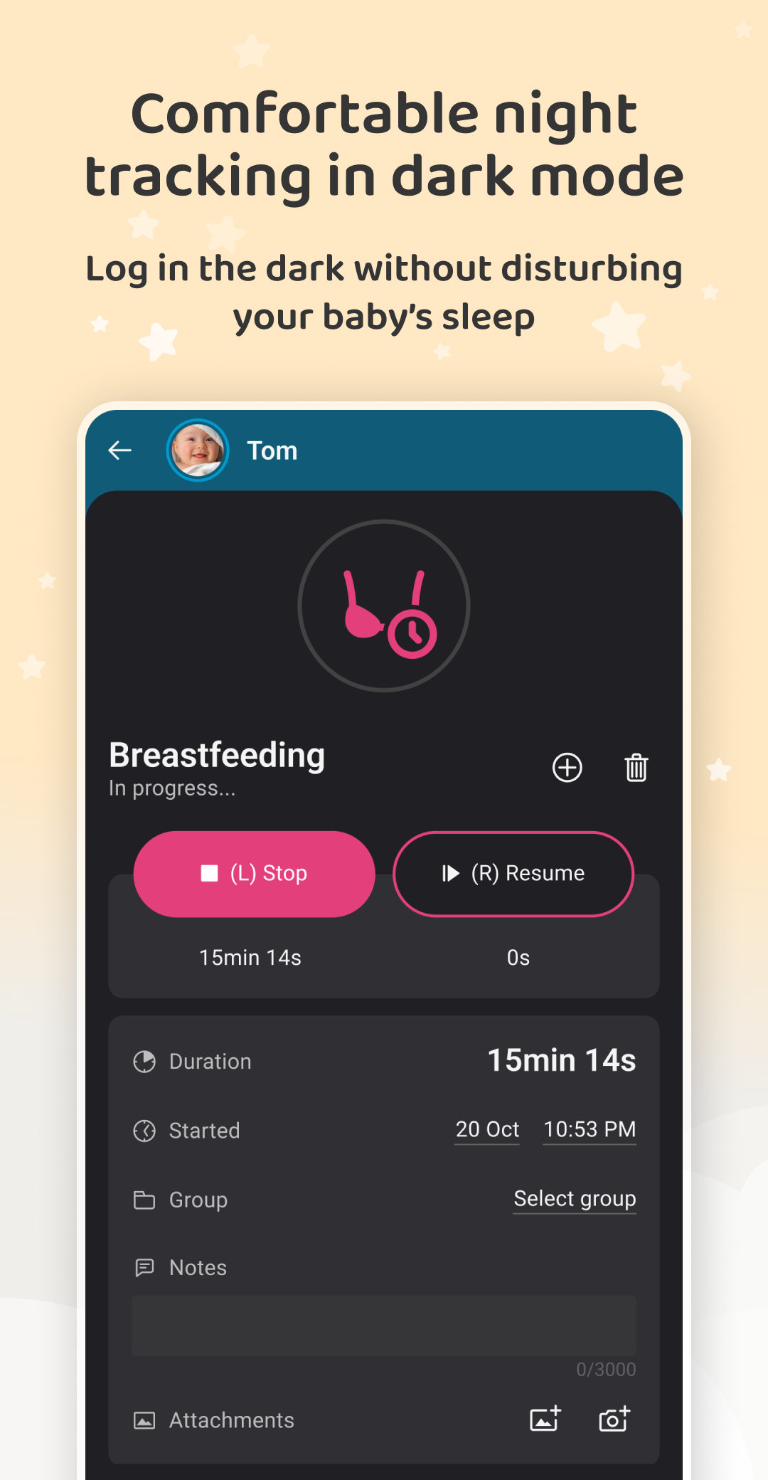 اسکرین شات 5 برنامه Baby Daybook - Newborn Tracker