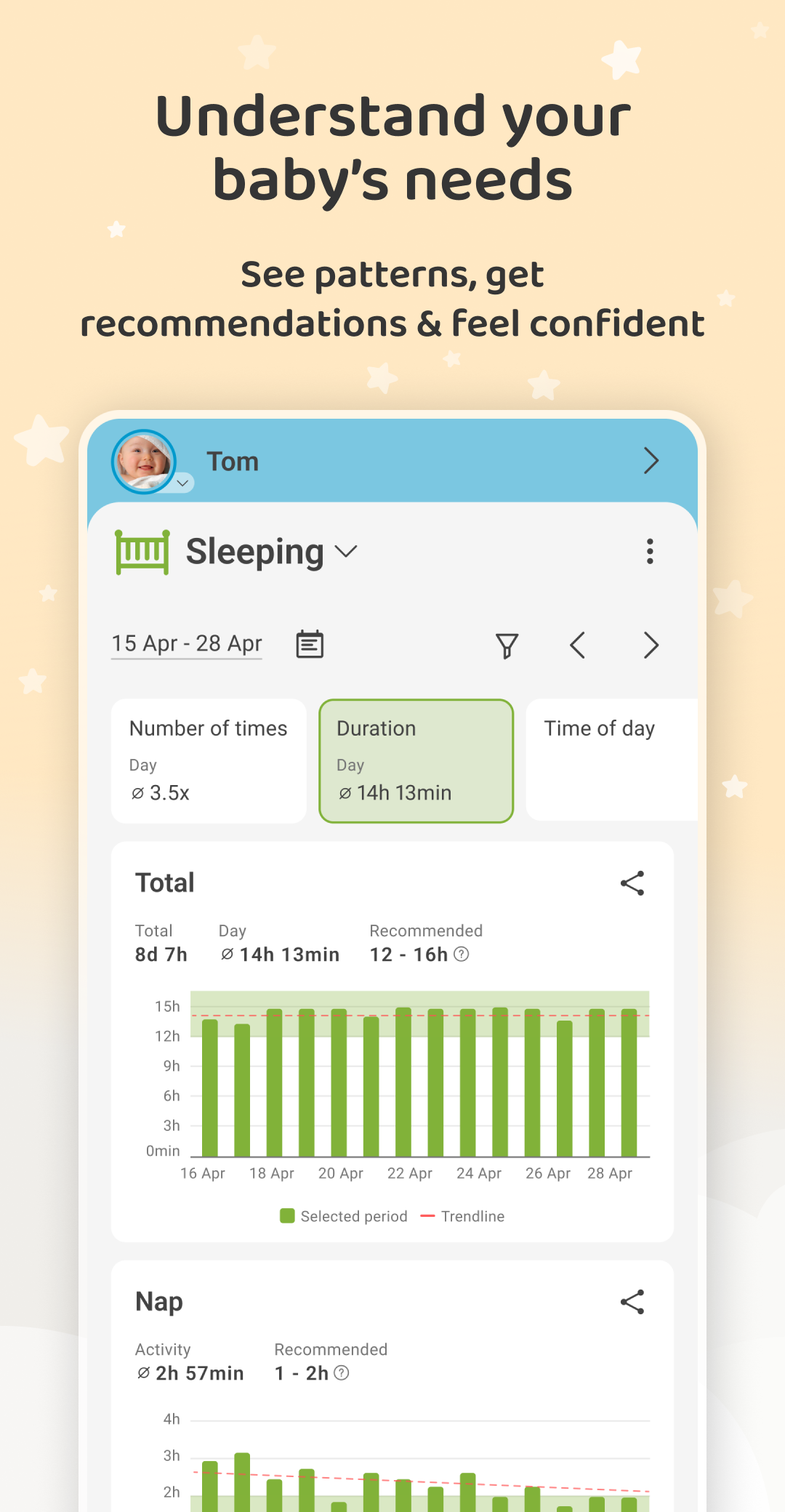 اسکرین شات 6 برنامه Baby Daybook - Newborn Tracker