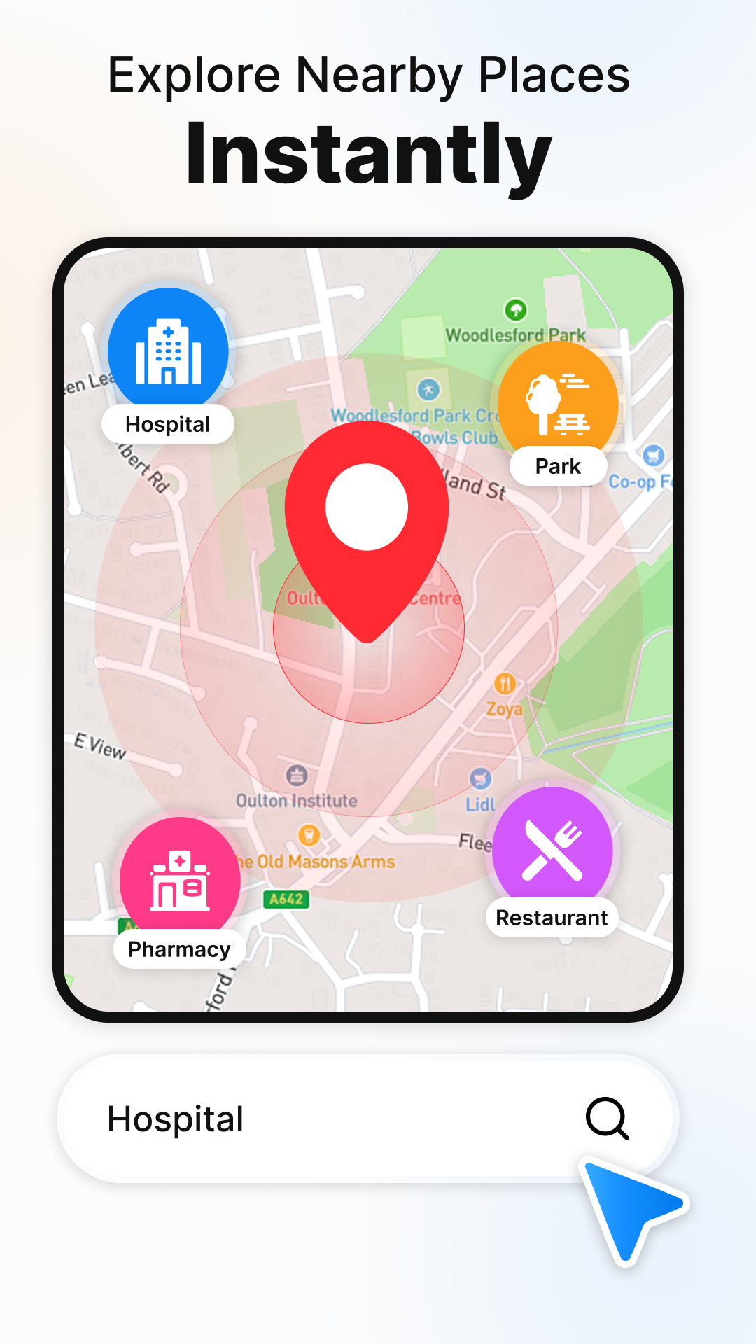 اسکرین شات 4 برنامه Satellite Map: Route Planner
