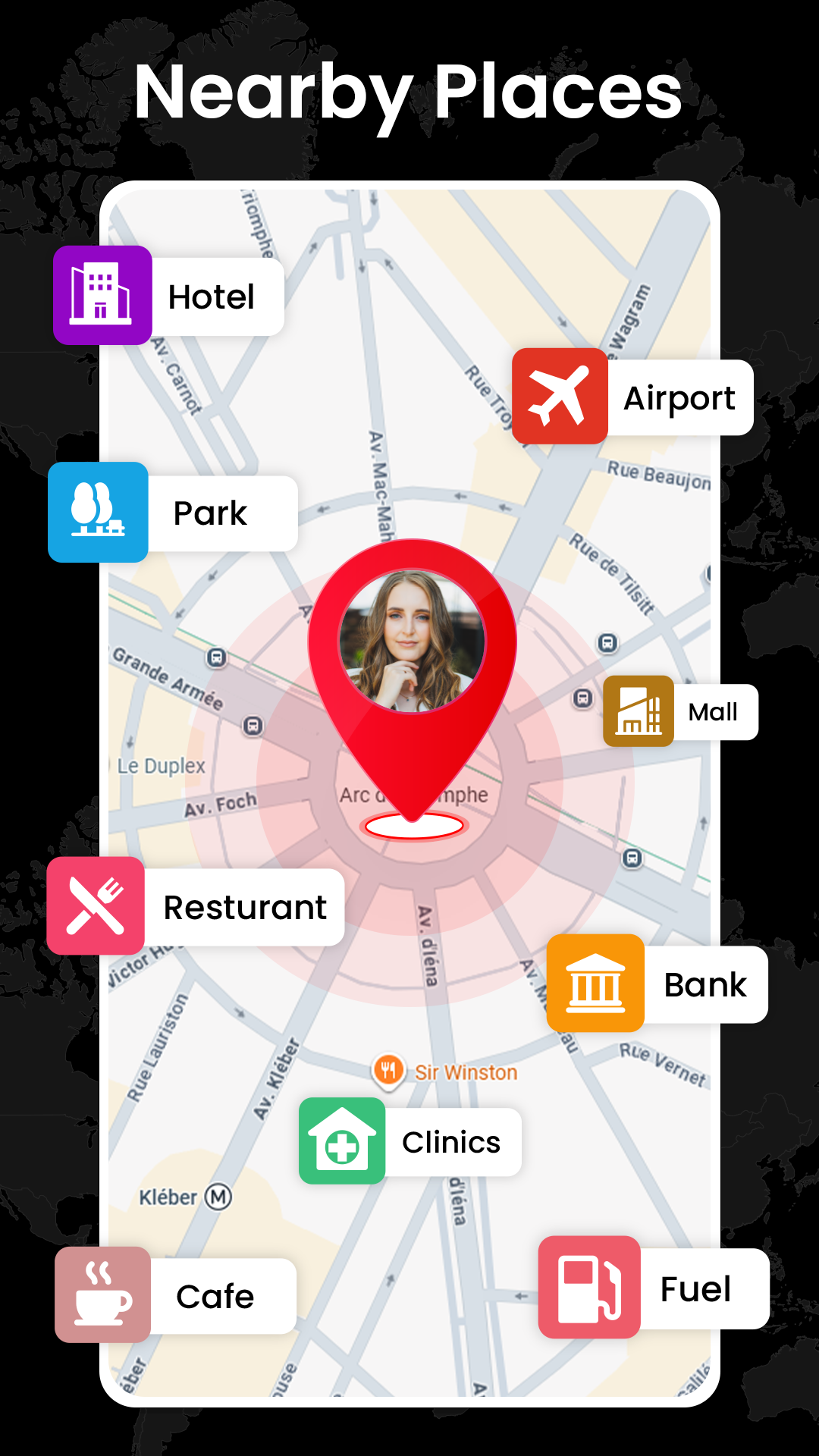 اسکرین شات 4 برنامه GPS Navigation: Live Maps View
