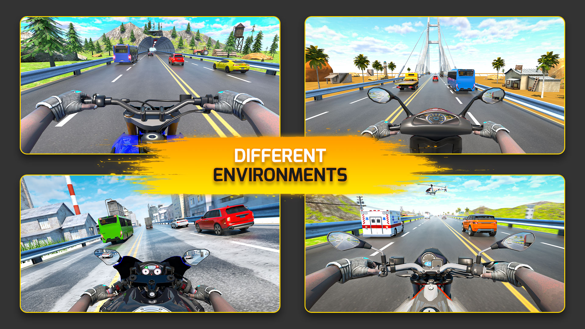 اسکرین شات 7 بازی Traffic Rider Moto Bike Racing
