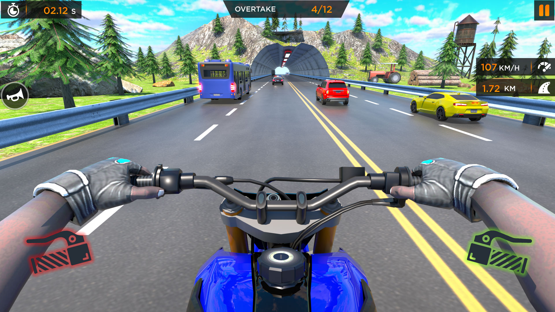 اسکرین شات 3 بازی Traffic Rider Moto Bike Racing