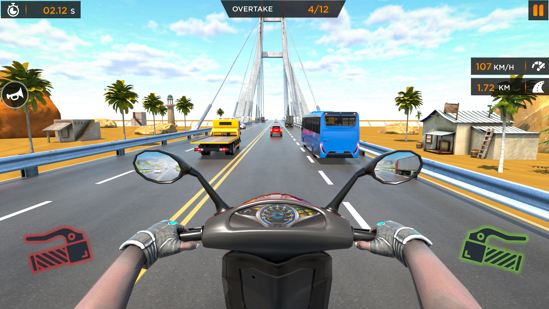 اسکرین شات 2 بازی Traffic Rider Moto Bike Racing