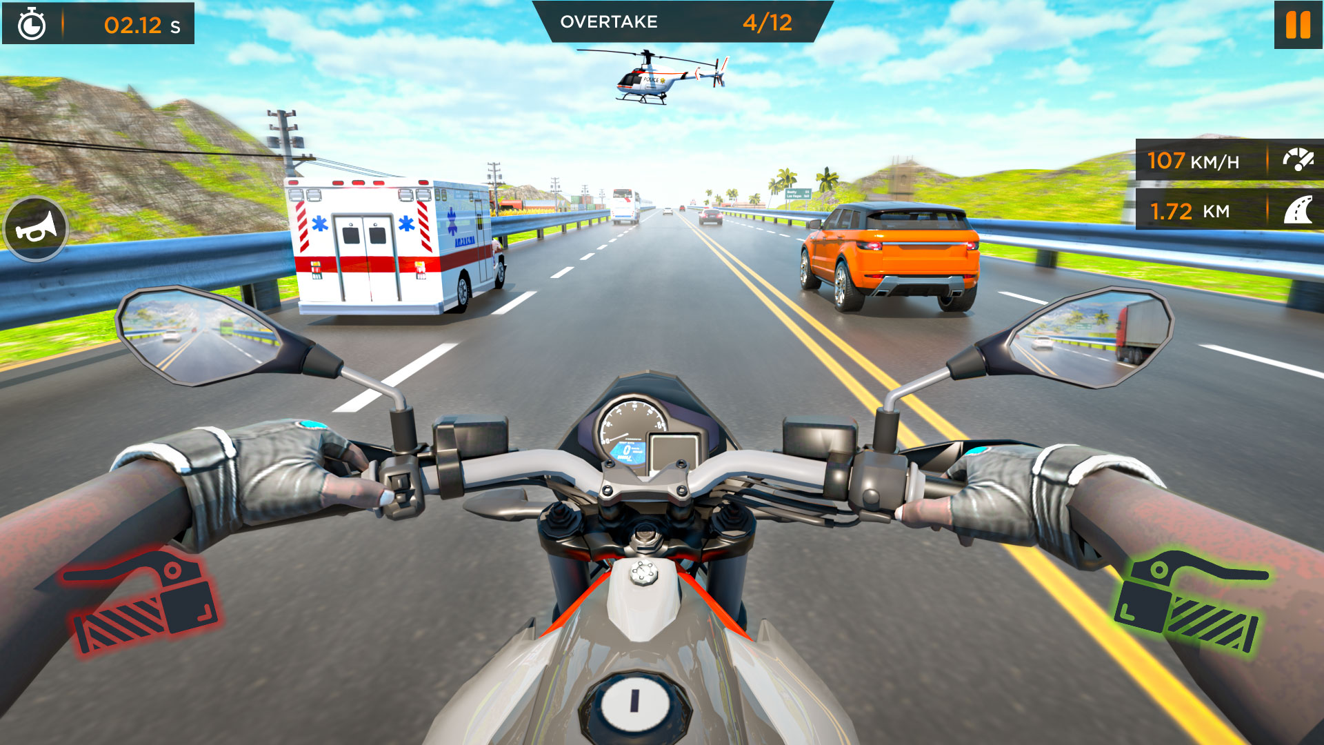 اسکرین شات 5 بازی Traffic Rider Moto Bike Racing