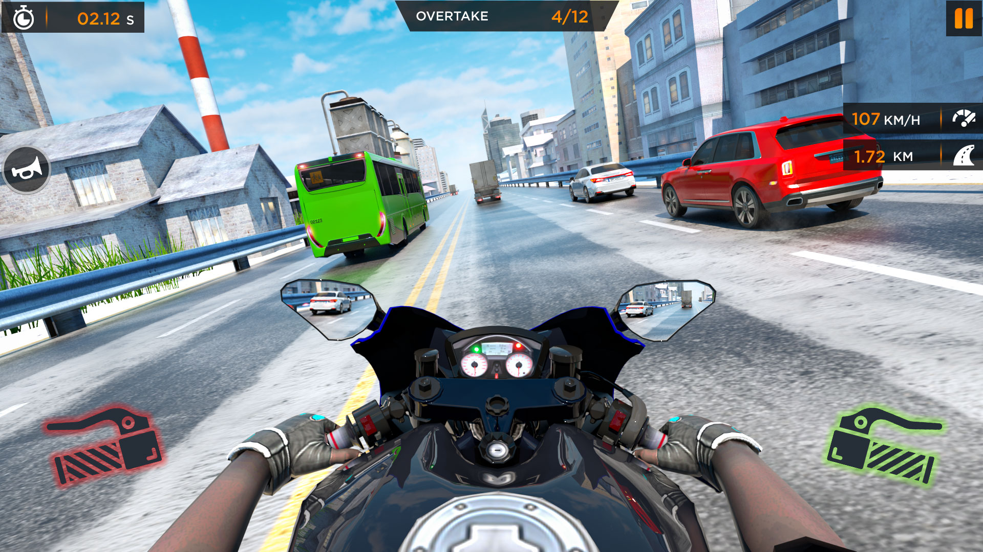 اسکرین شات 1 بازی Traffic Rider Moto Bike Racing