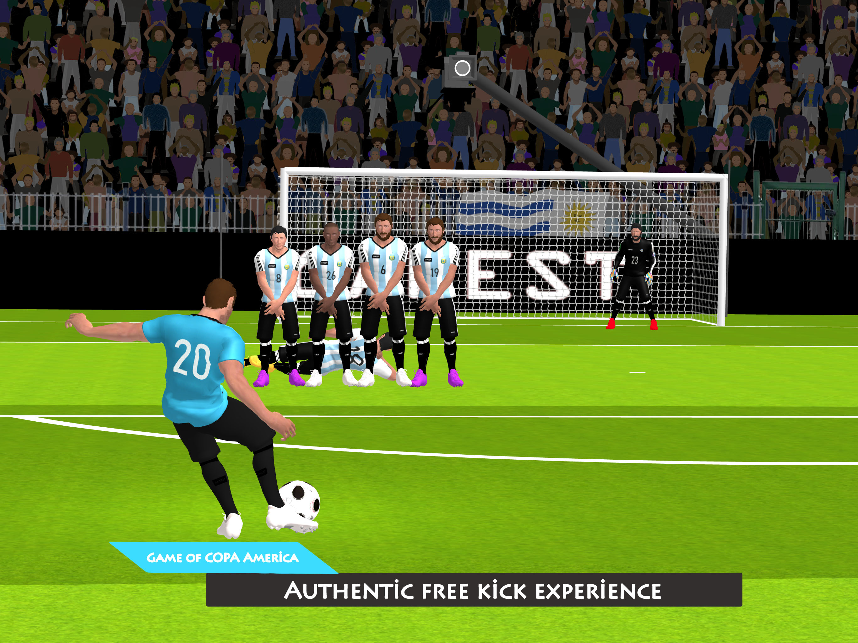 اسکرین شات 3 بازی Copa America Penalty Freekick