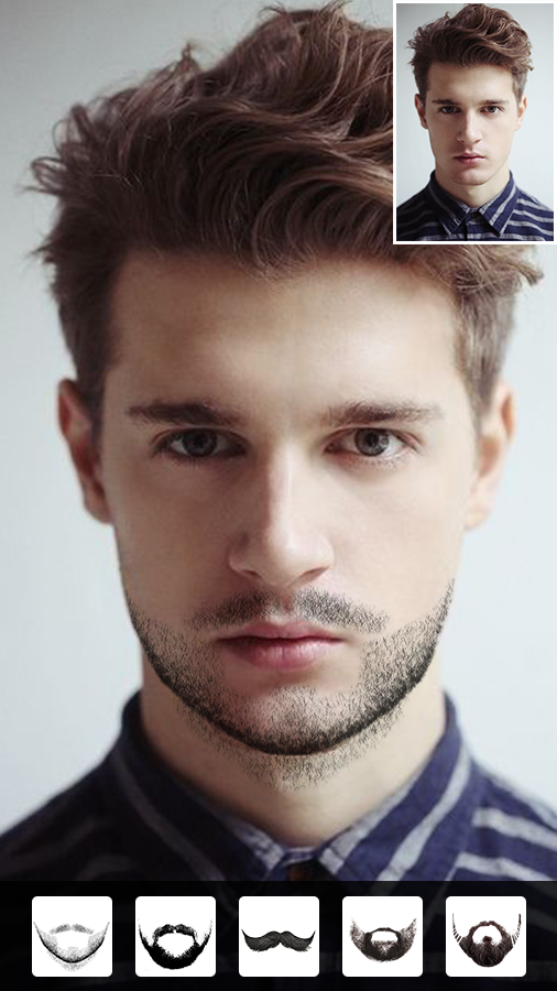 اسکرین شات 7 برنامه Beard Man: Beard Styles Editor