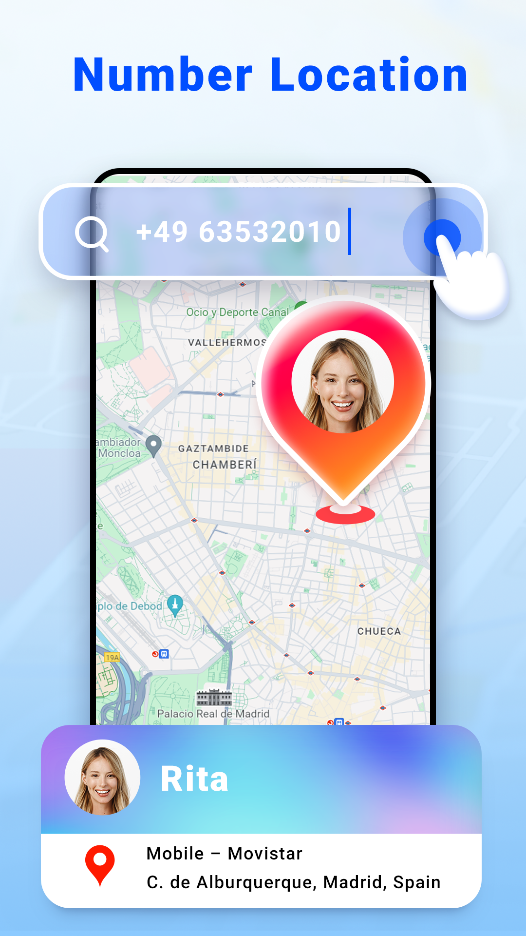 اسکرین شات 1 برنامه Caller ID & Number Locator