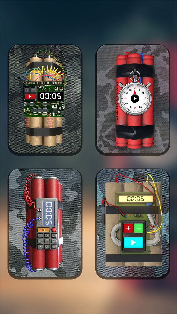 اسکرین شات 1 برنامه Time Bomb Broken Screen Prank