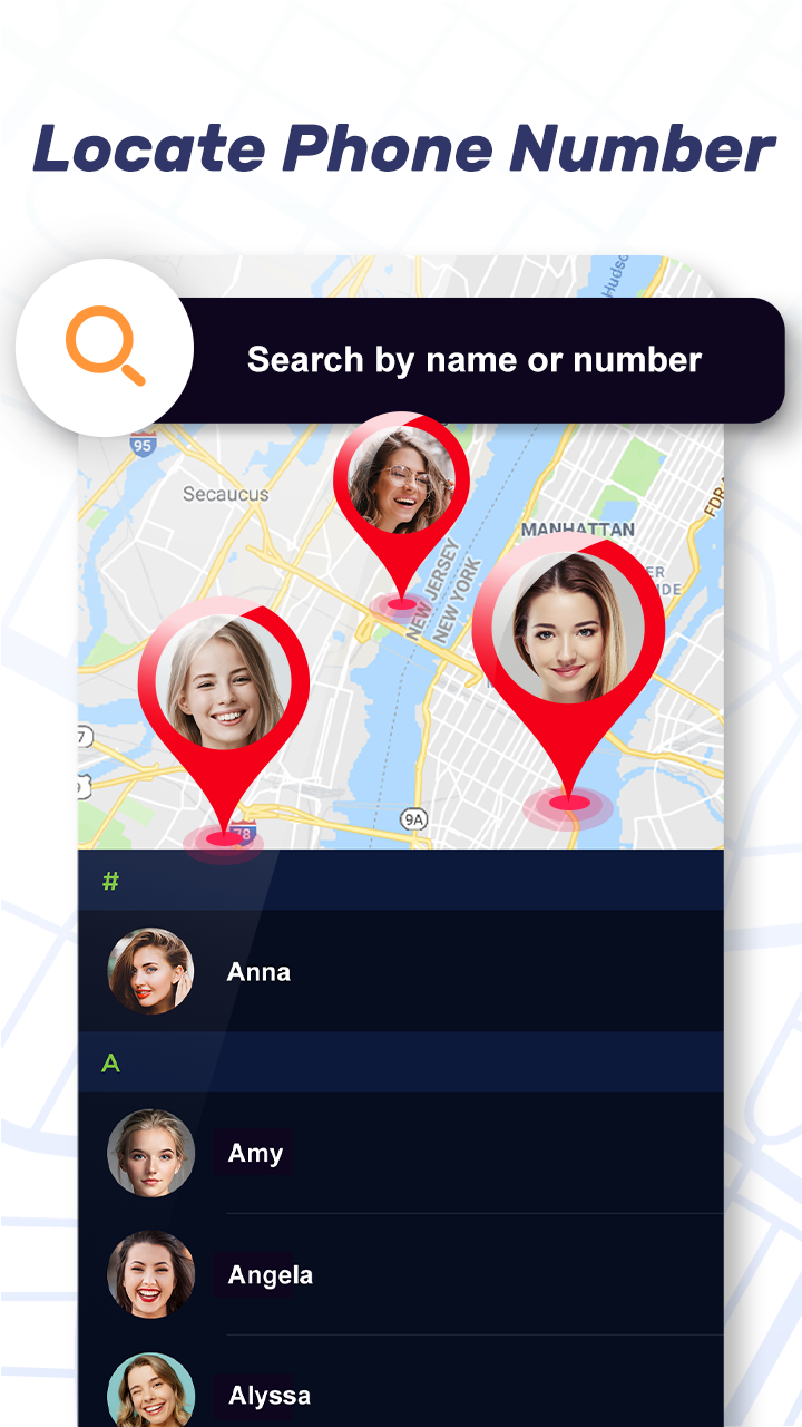 اسکرین شات 2 برنامه Live Mobile Number Locator App
