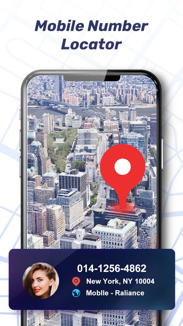 اسکرین شات 1 برنامه Live Mobile Number Locator App