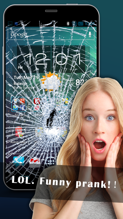 اسکرین شات 1 بازی Cracked Screen Prank