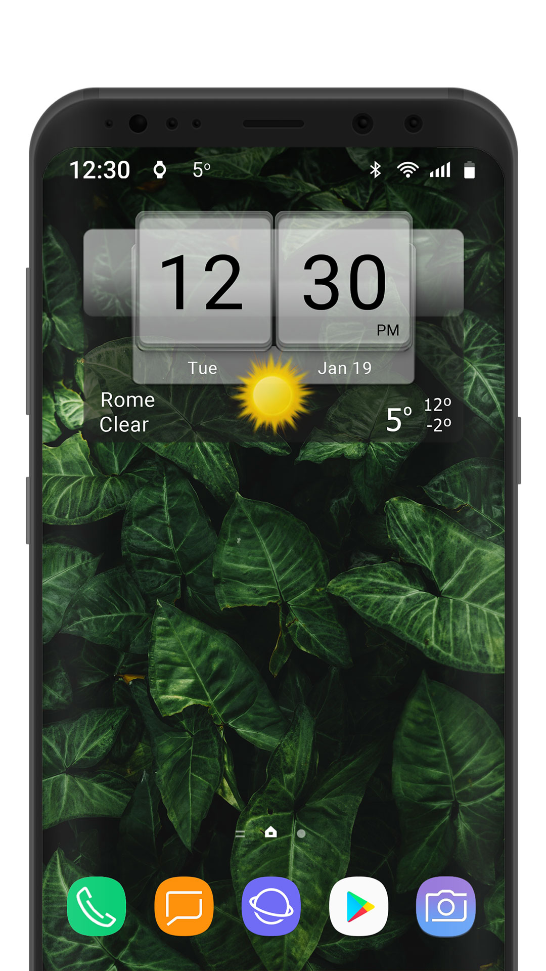 اسکرین شات 5 برنامه 3D Flip Clock Theme Pack 02