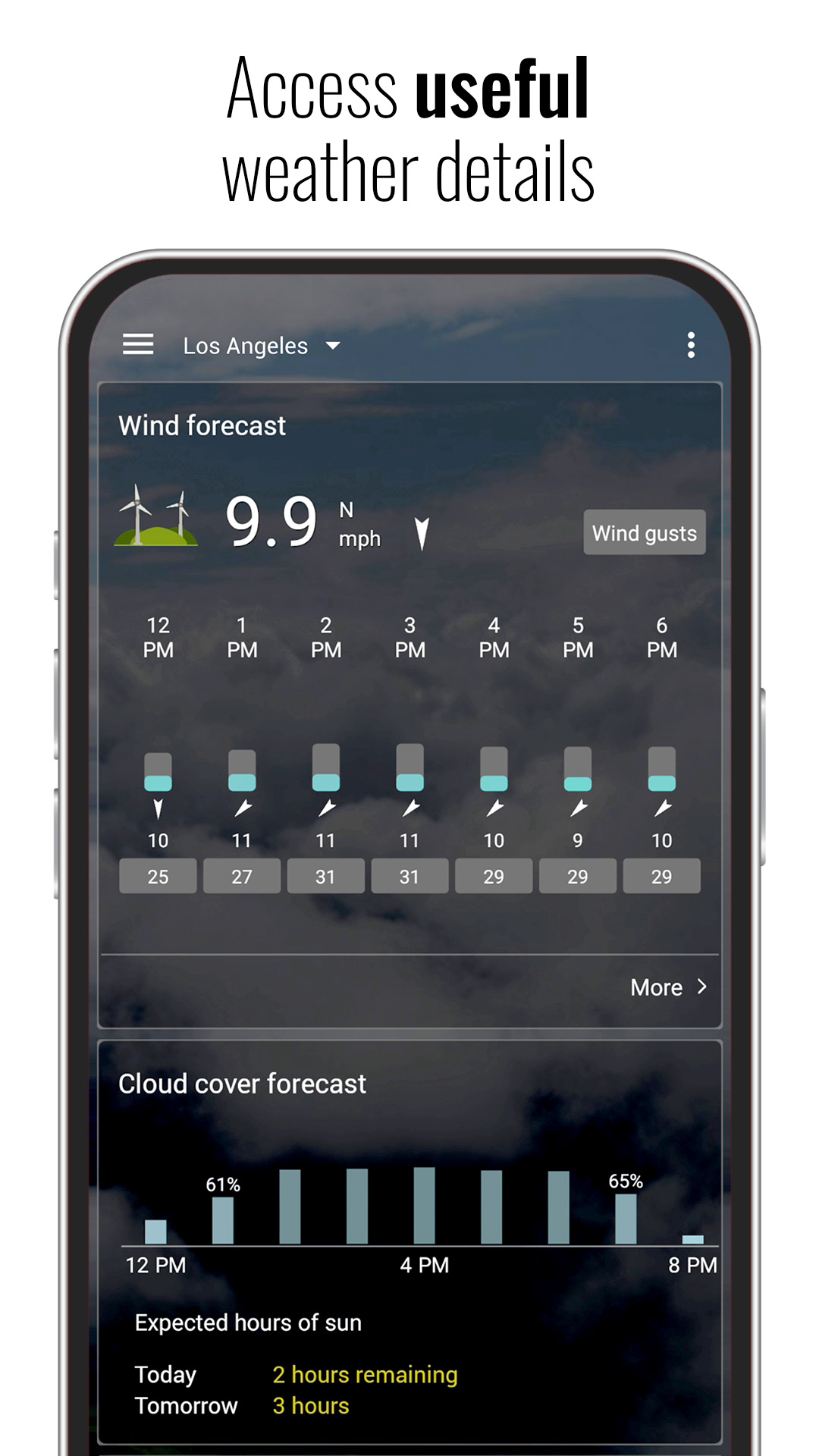اسکرین شات 4 برنامه 3D Sense Clock & Weather