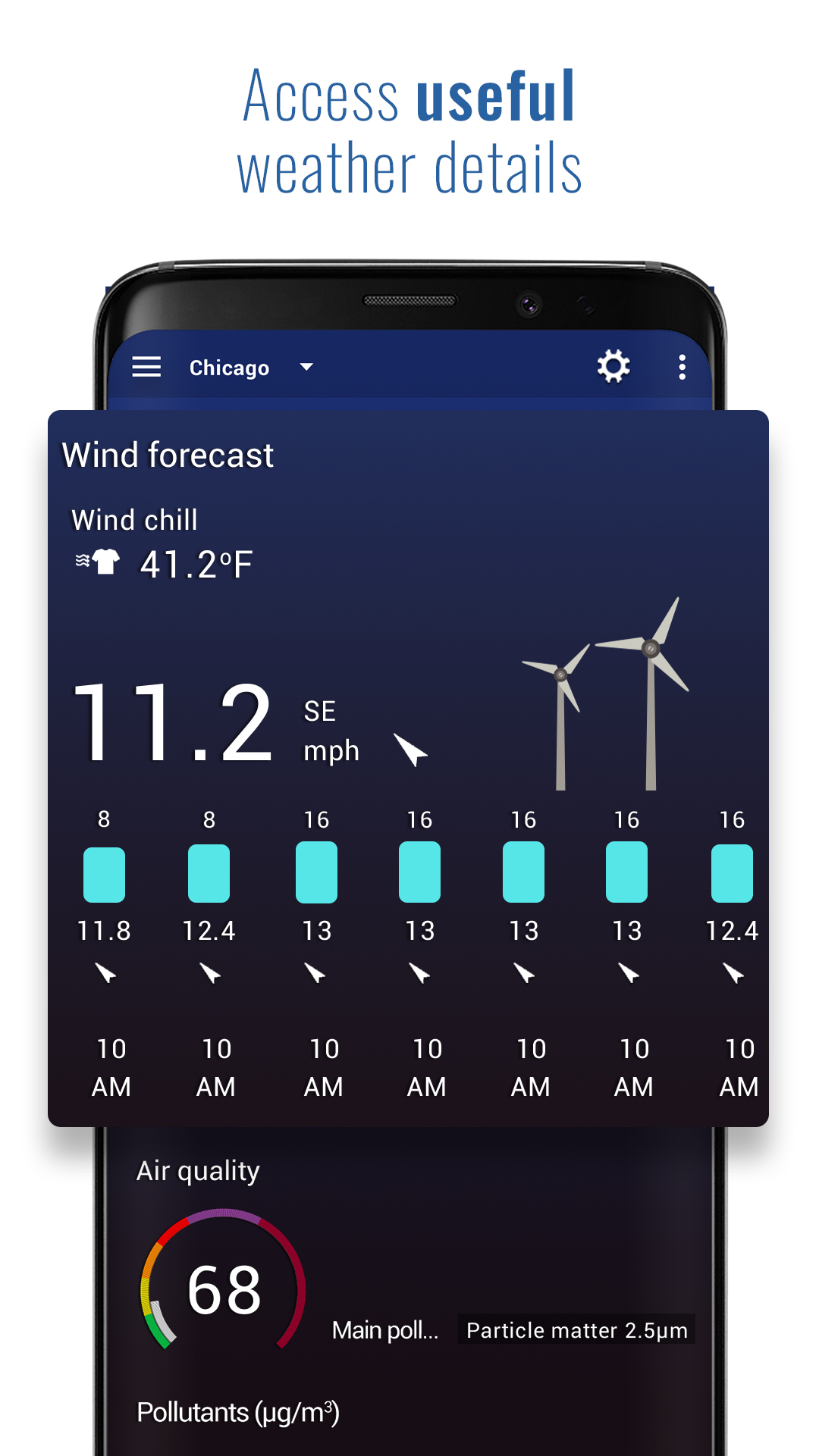 اسکرین شات 4 برنامه Sense V2 Flip Clock & Weather