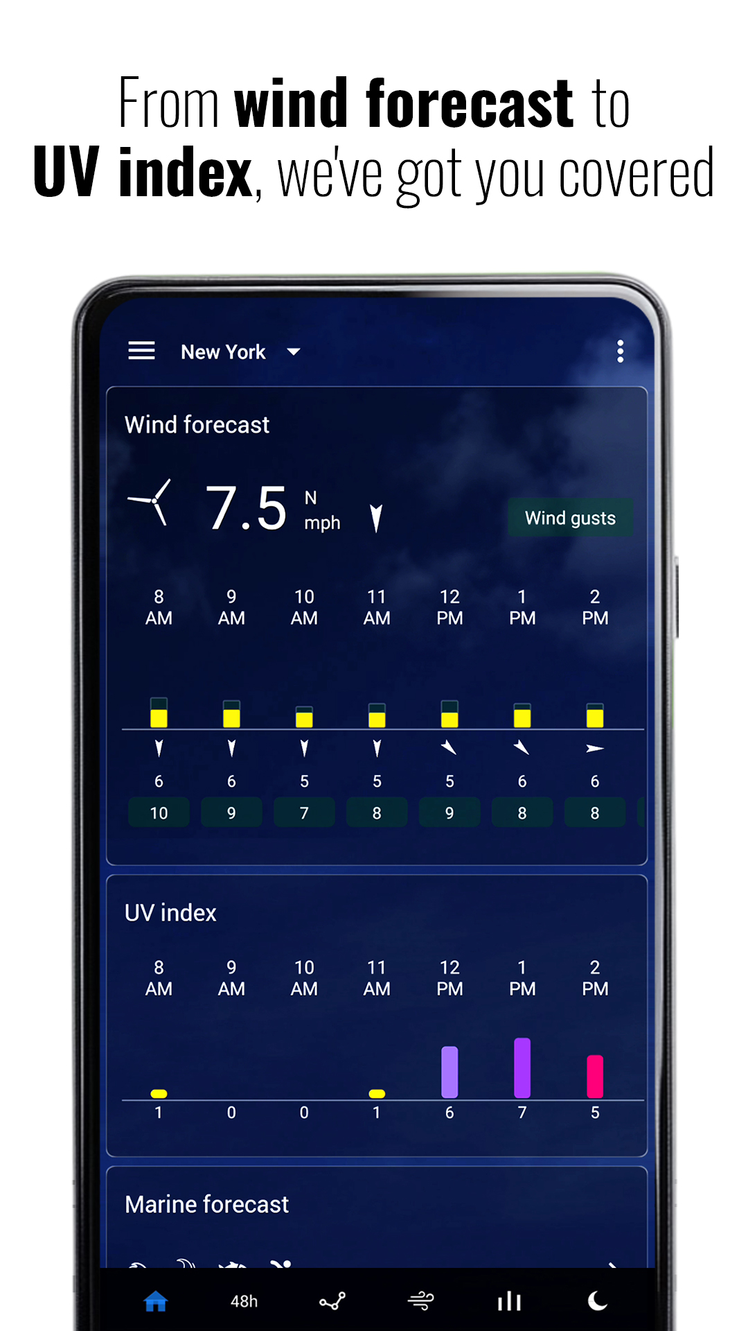 اسکرین شات 4 برنامه Transparent clock and weather