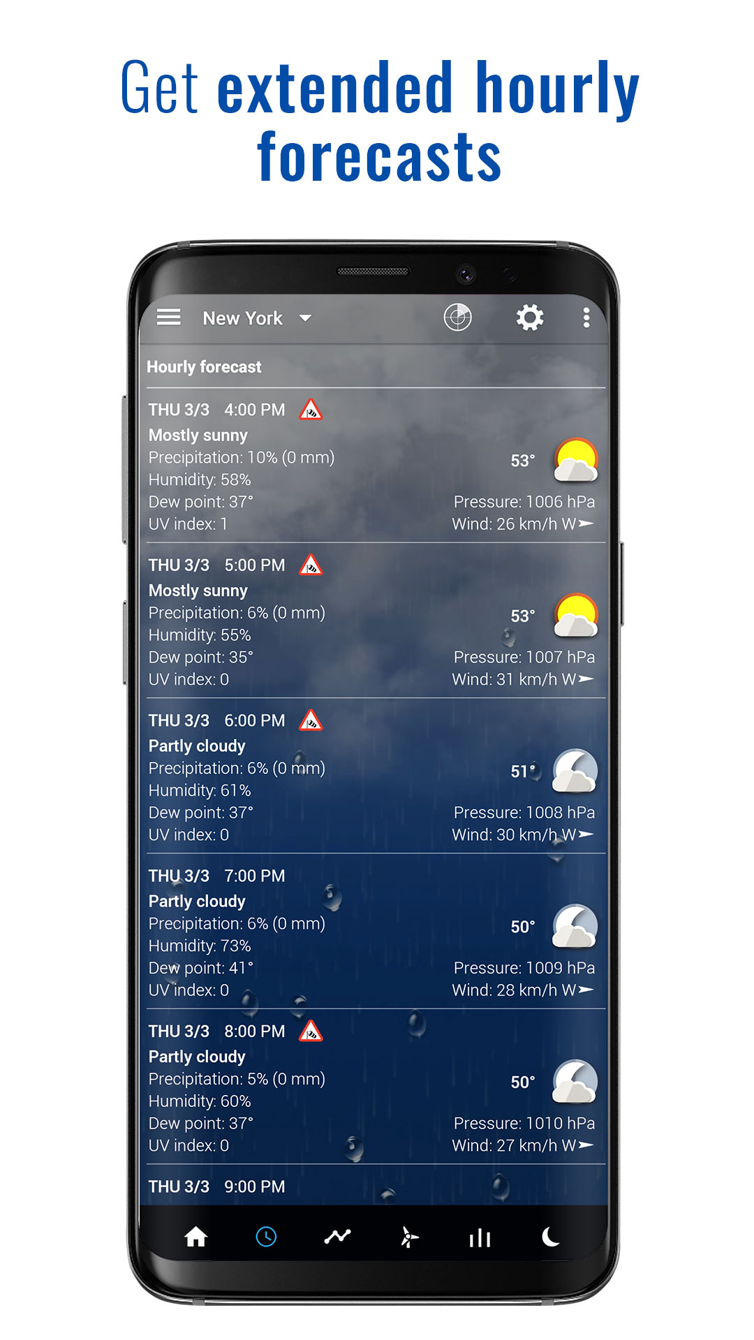 اسکرین شات 5 برنامه Transparent clock and weather