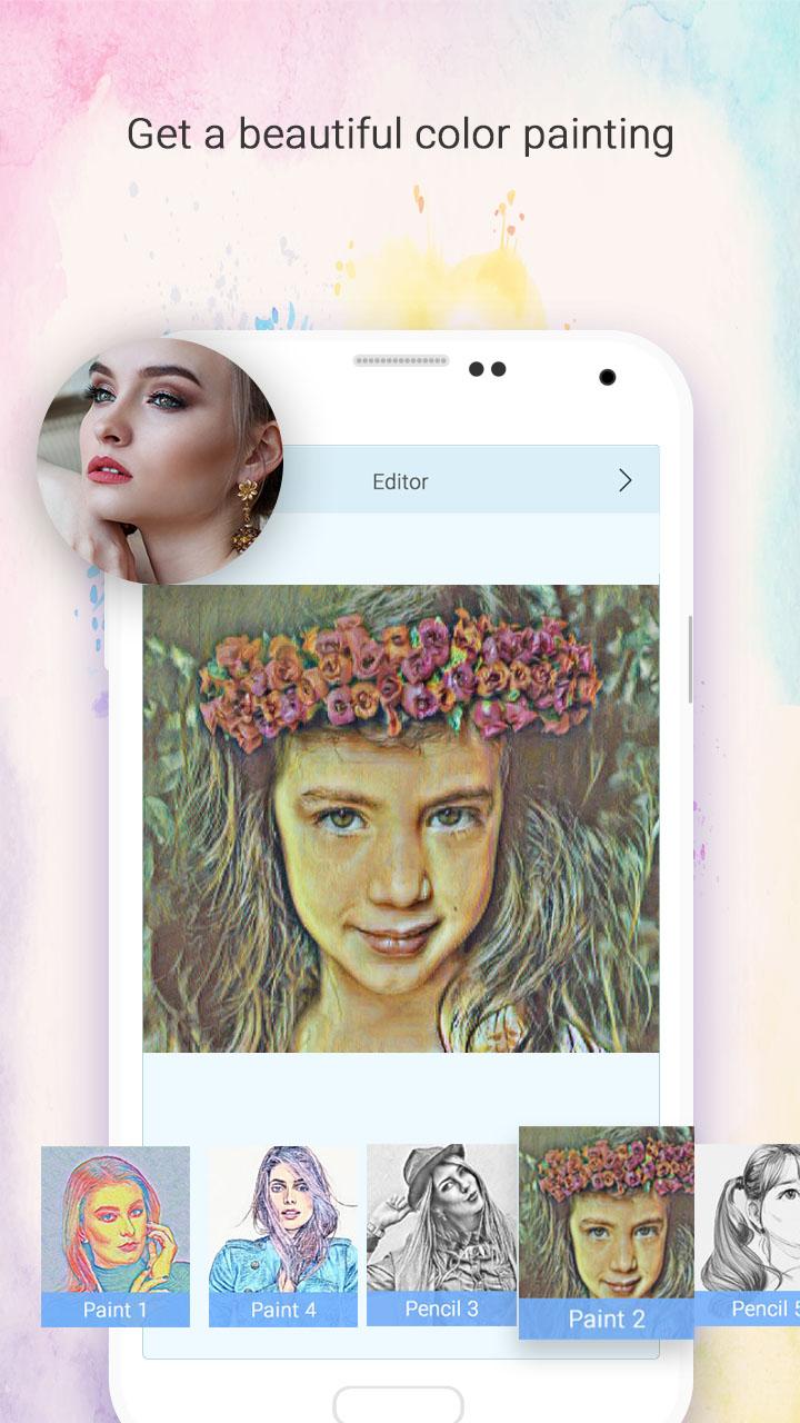 اسکرین شات 4 برنامه Pencil Sketch Photo Art