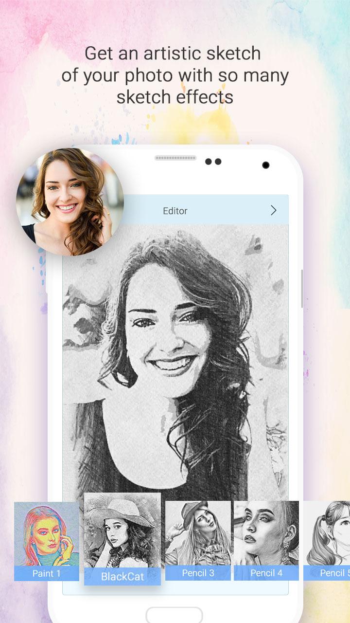 اسکرین شات 3 برنامه Pencil Sketch Photo Art