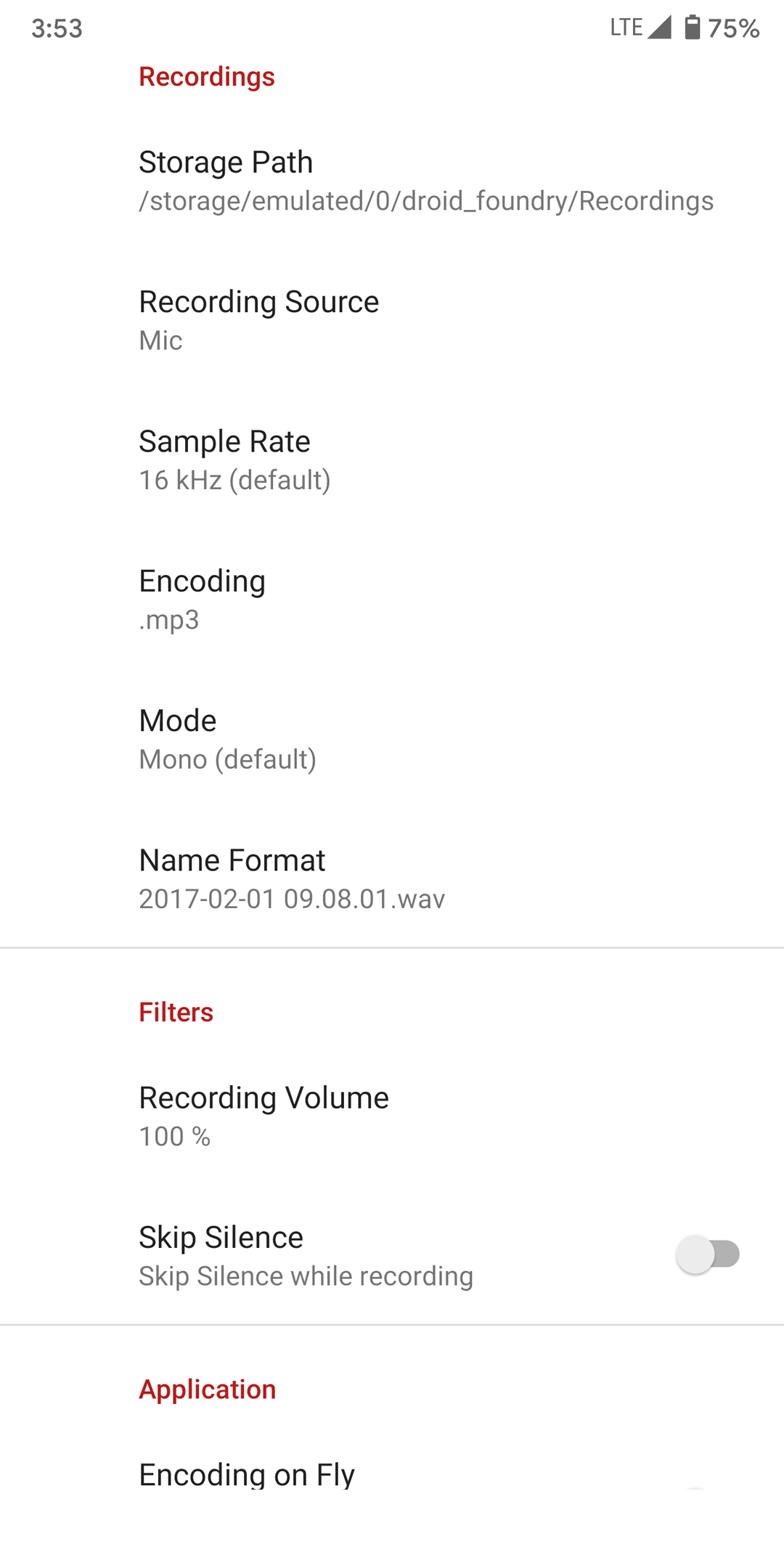 اسکرین شات 8 برنامه Audio Recorder