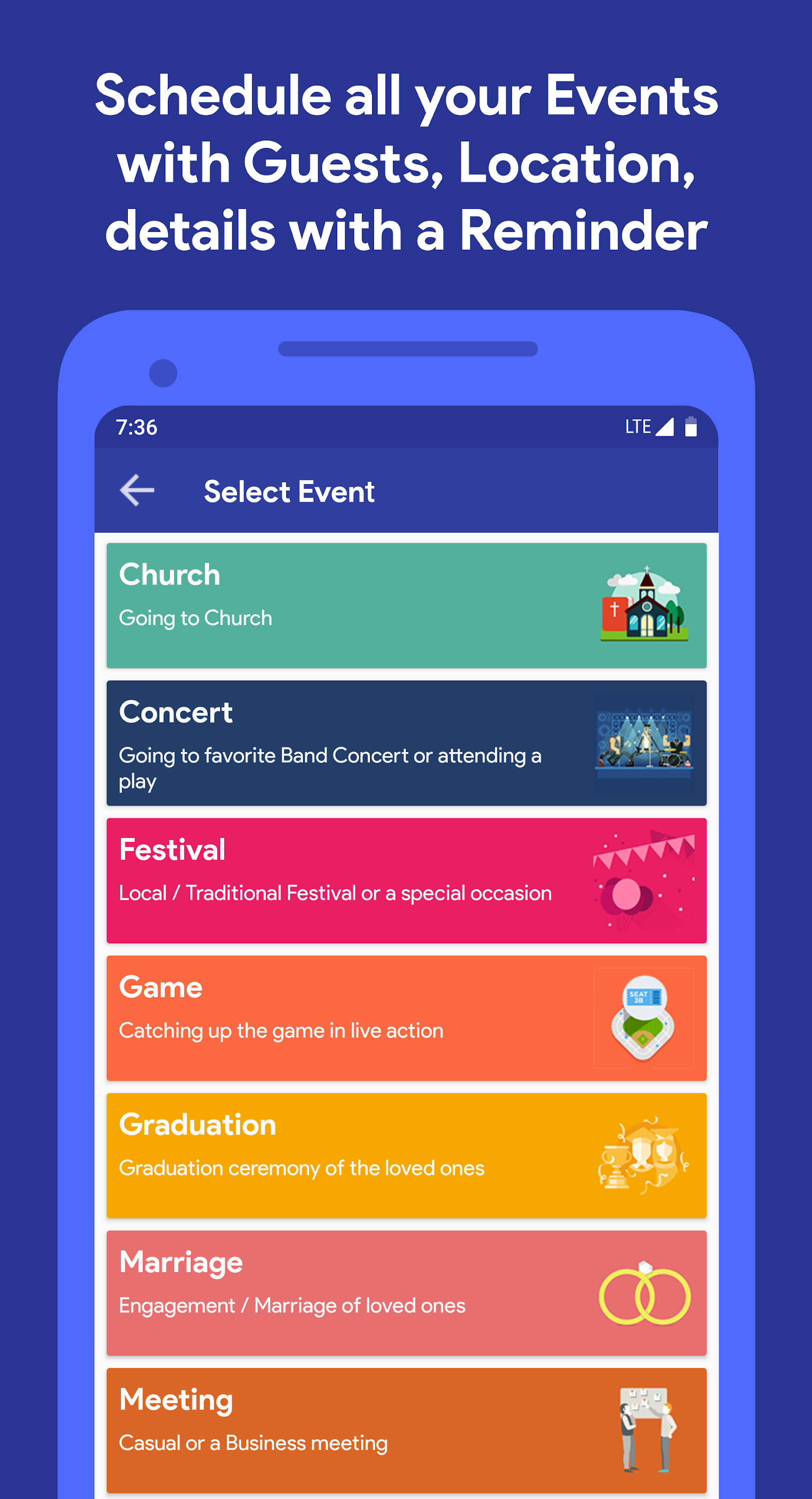 اسکرین شات 6 برنامه Calendar 2025 :Diary, Holidays
