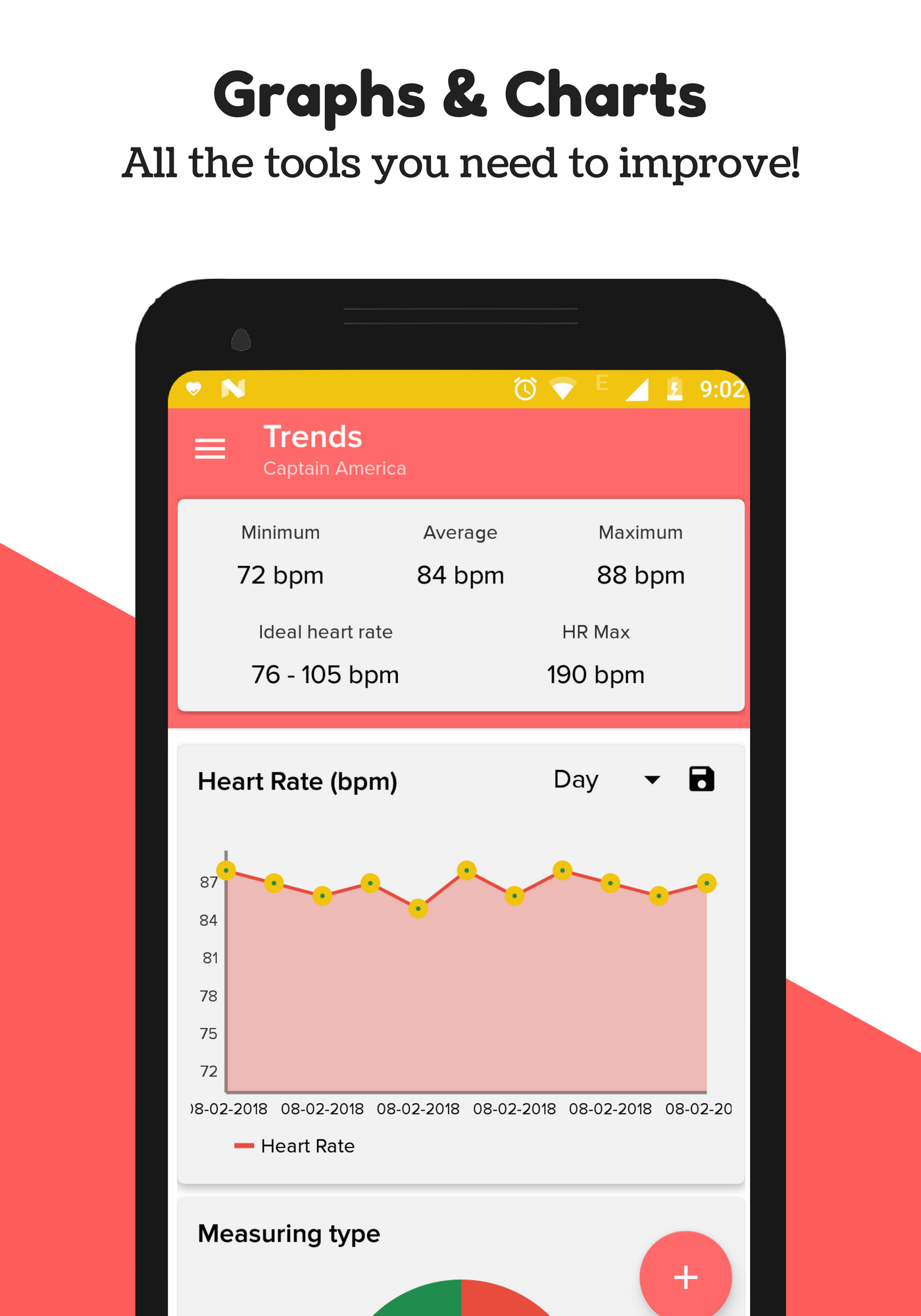 اسکرین شات 3 برنامه Heart Rate Monitor