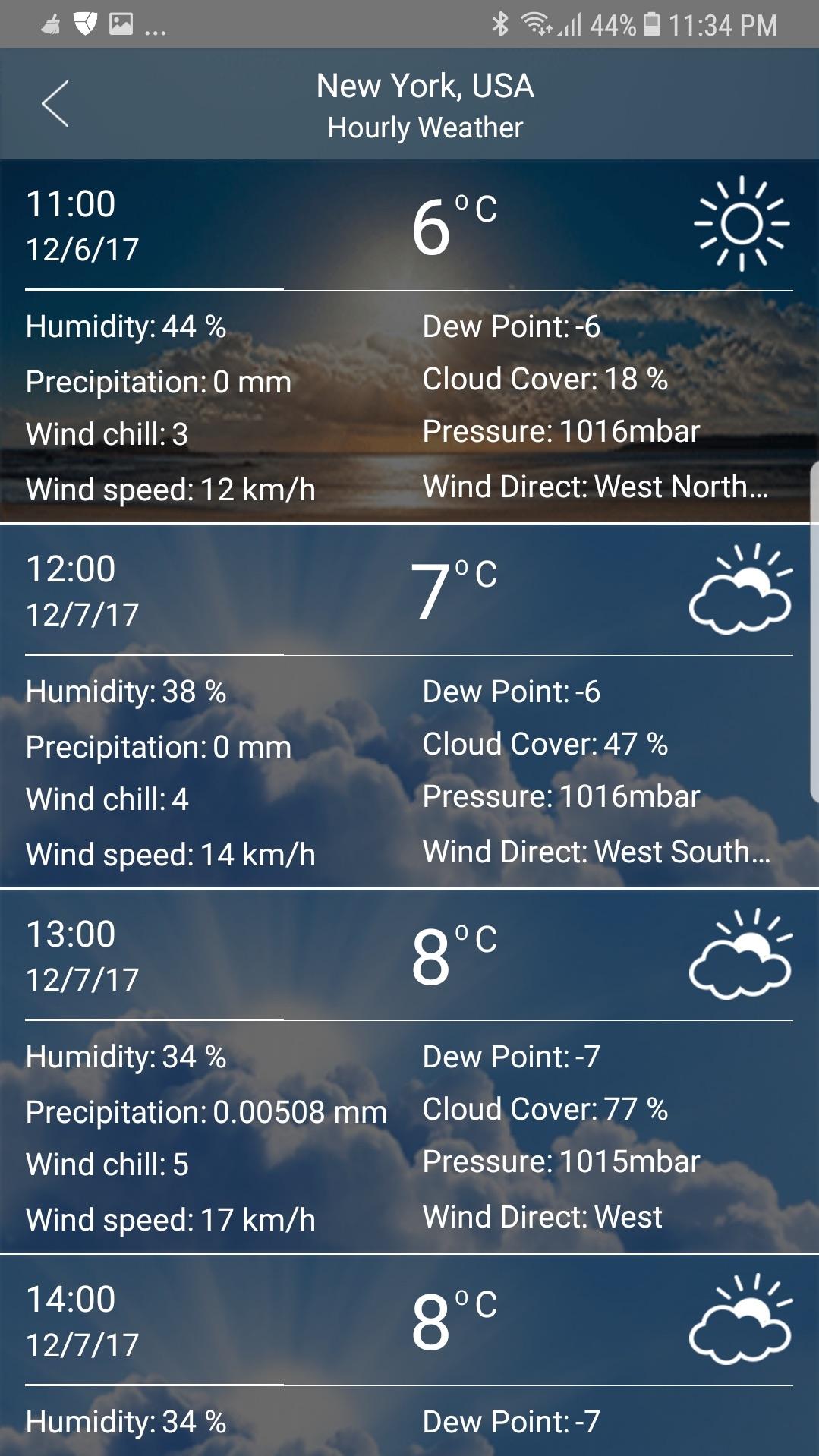 اسکرین شات 7 برنامه Weather Forecast