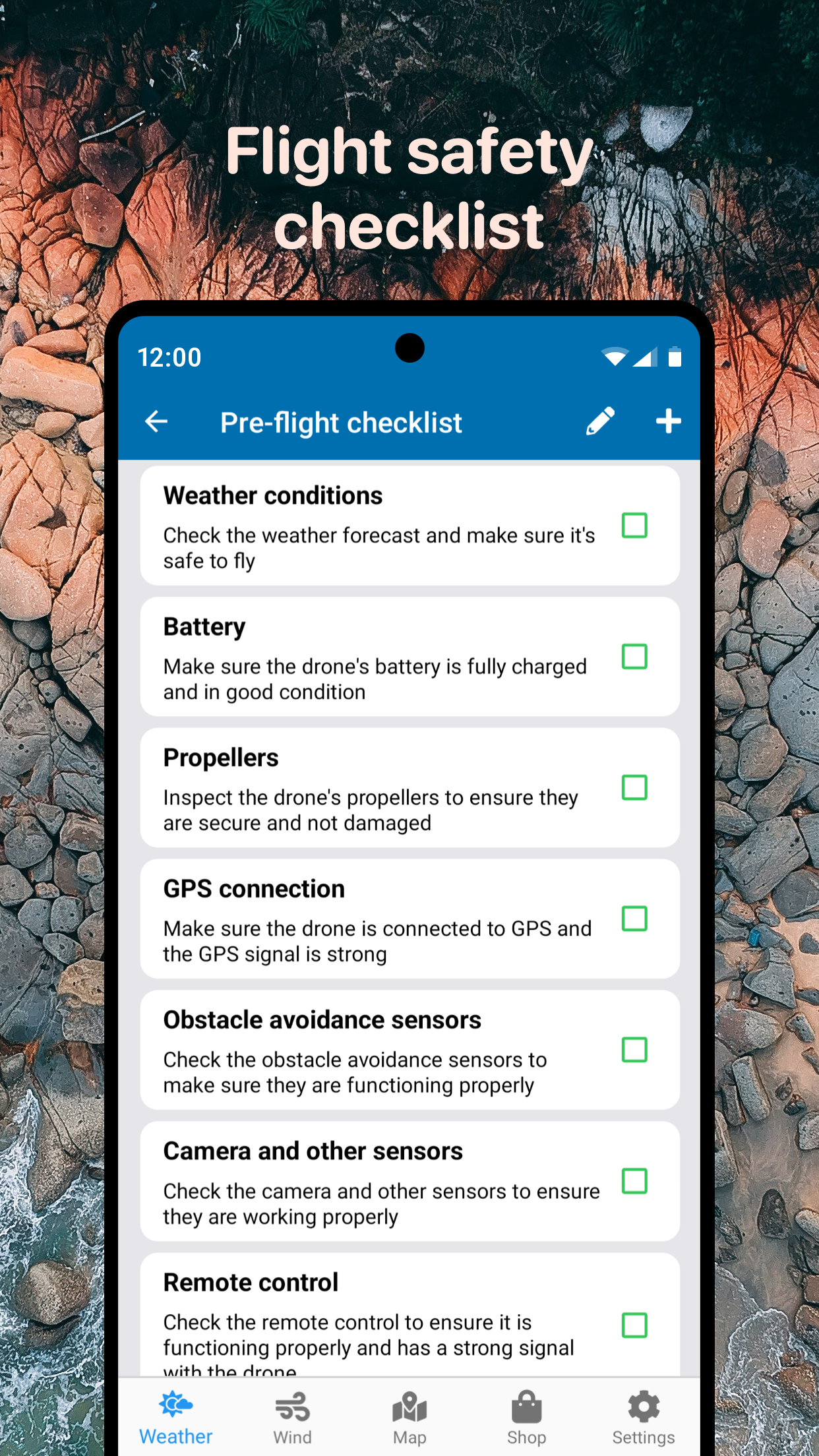 اسکرین شات 7 برنامه Drone App: Forecast for UAV