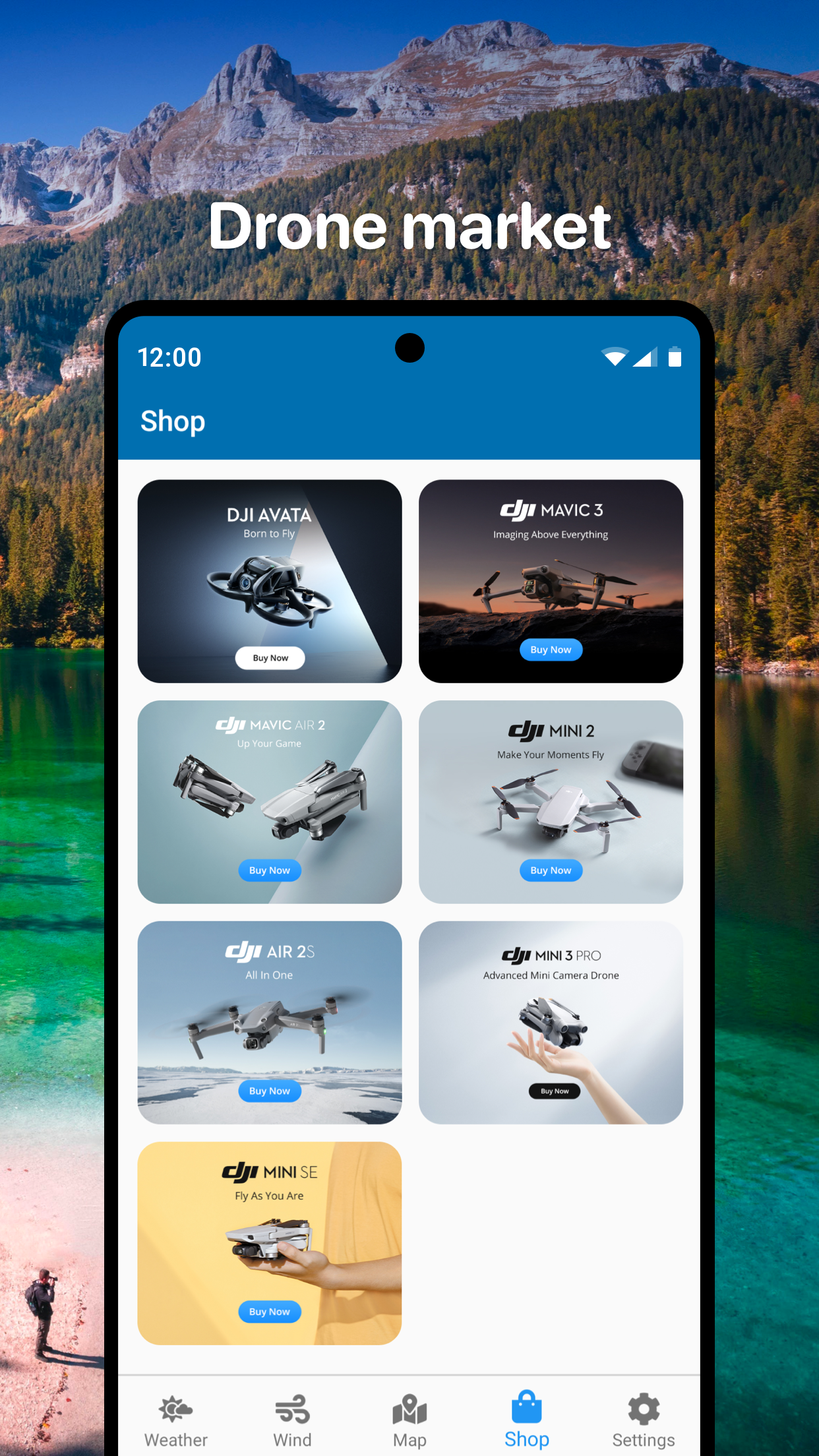 اسکرین شات 6 برنامه Drone App: Forecast for UAV