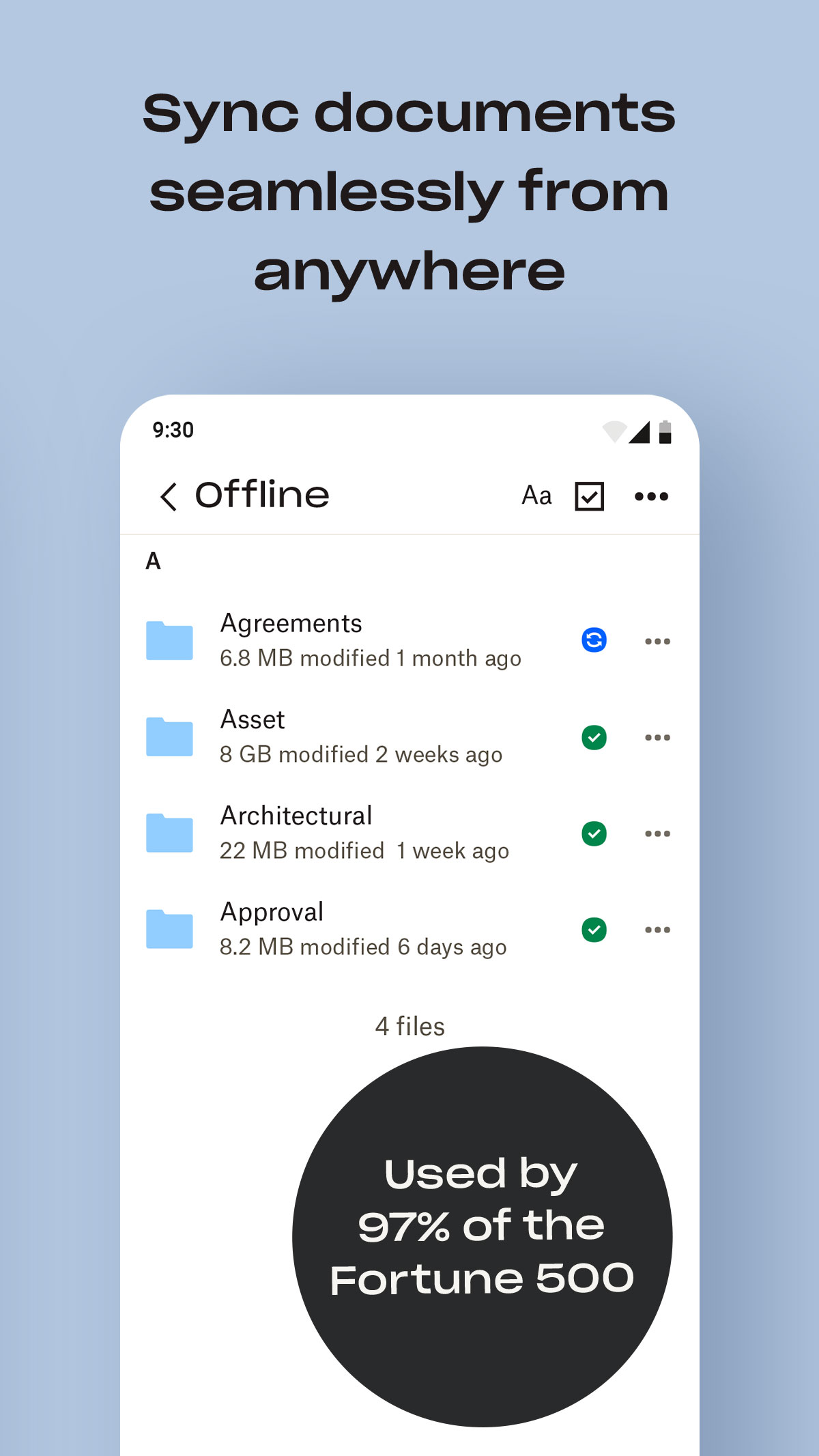 اسکرین شات 6 برنامه Dropbox: Secure Cloud Storage