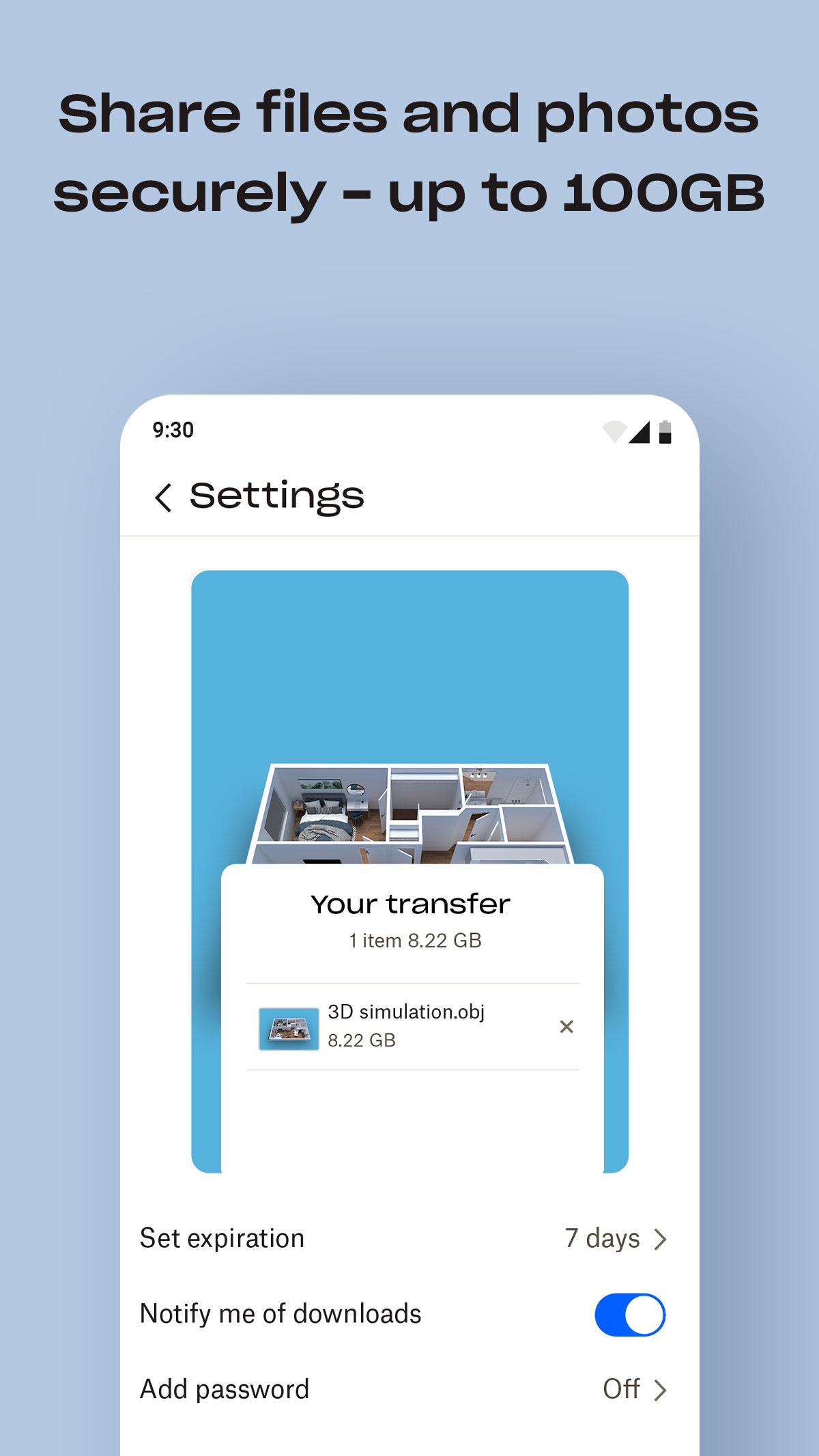 اسکرین شات 5 برنامه Dropbox: Secure Cloud Storage