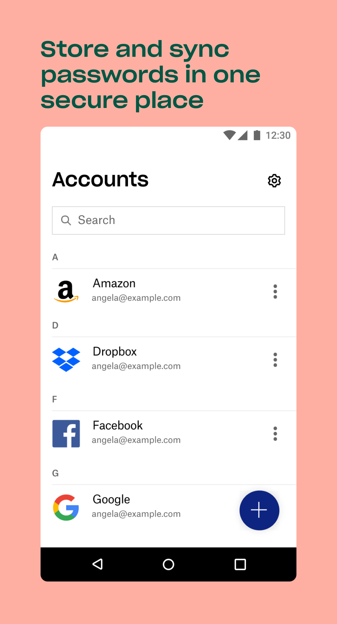 اسکرین شات 2 برنامه Dropbox Passwords – Manager