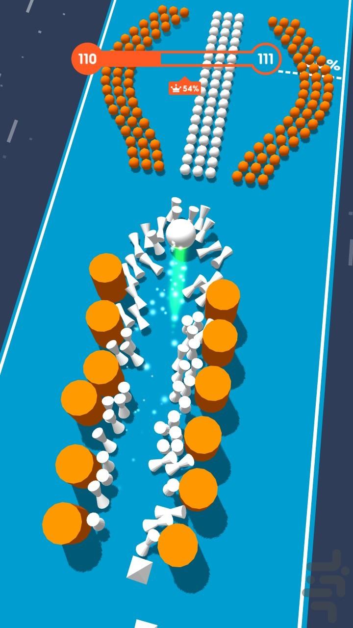 اسکرین شات 5 بازی Color Crush 3D: Block and Ball Color Bump Game