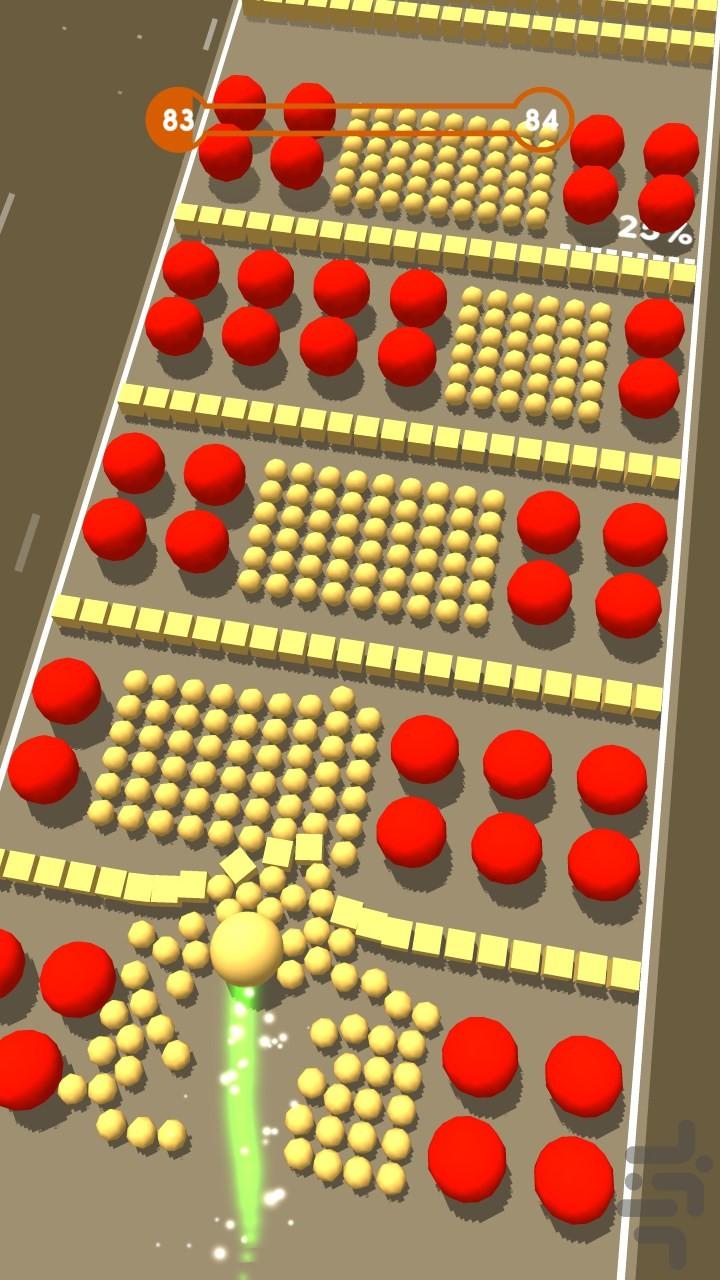 اسکرین شات 6 بازی Color Crush 3D: Block and Ball Color Bump Game