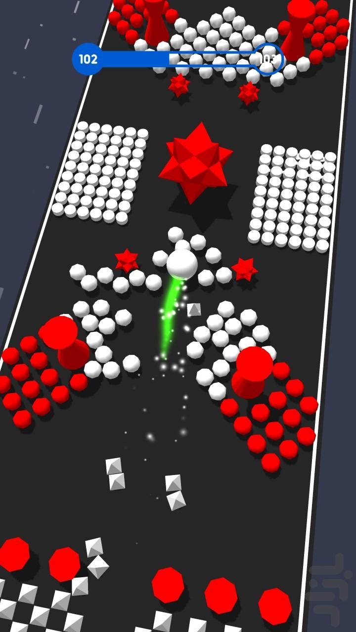 اسکرین شات 4 بازی Color Crush 3D: Block and Ball Color Bump Game