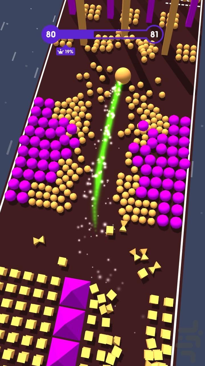 اسکرین شات 8 بازی Color Crush 3D: Block and Ball Color Bump Game