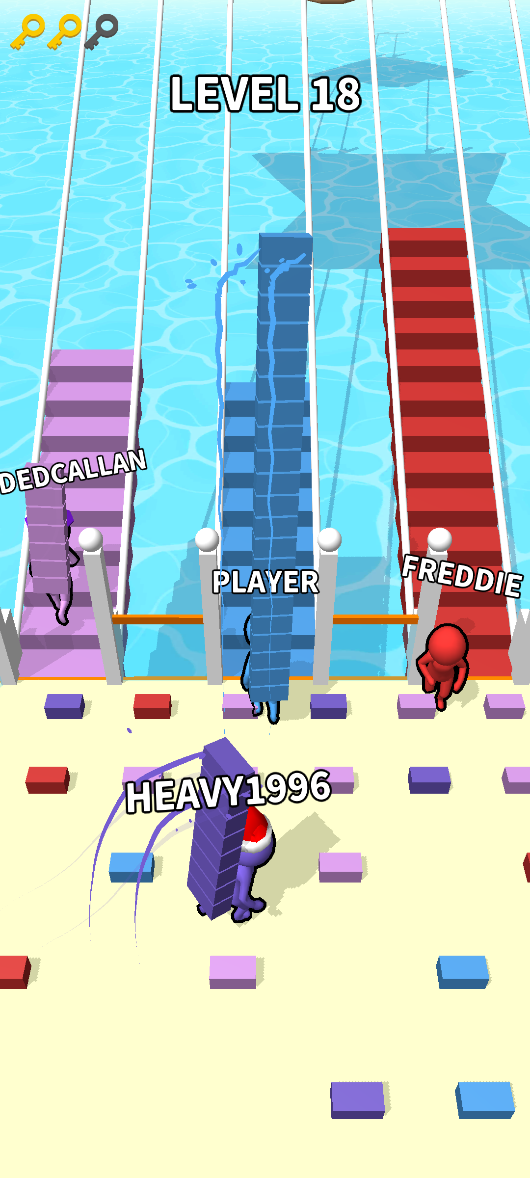 اسکرین شات 7 بازی بازی مسابقه پل سازی - Bridge Run 3D