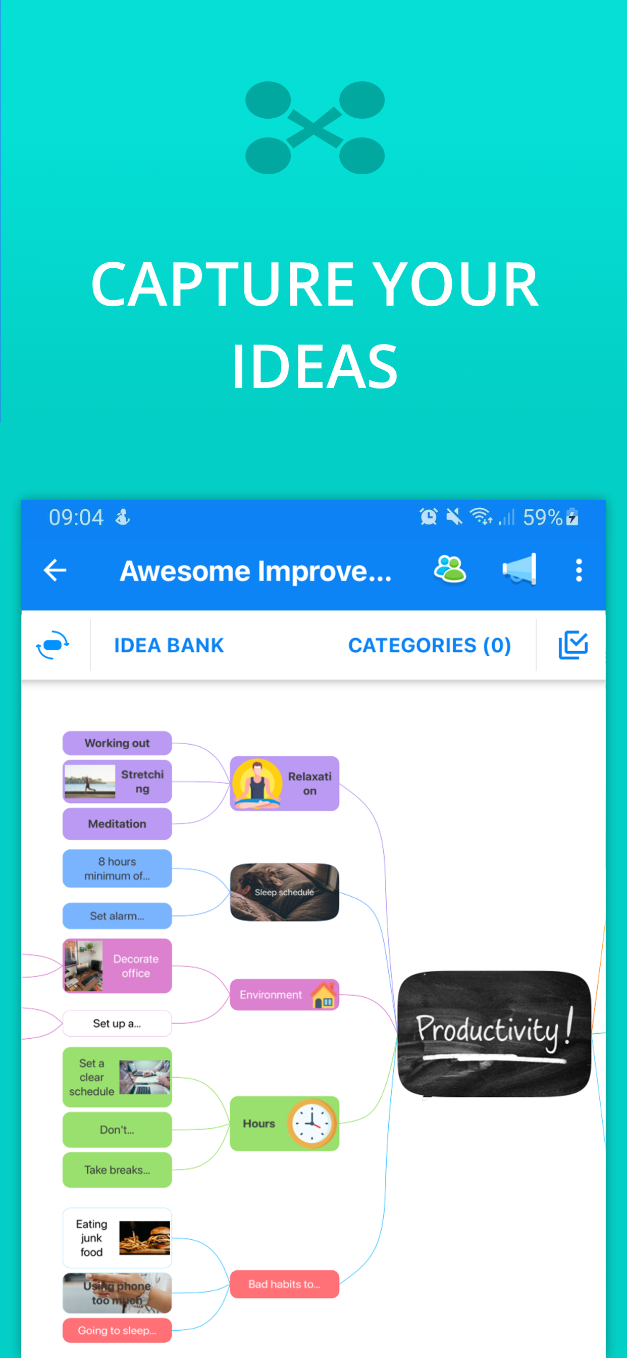 اسکرین شات 2 برنامه Ayoa: ultimate mind mapping