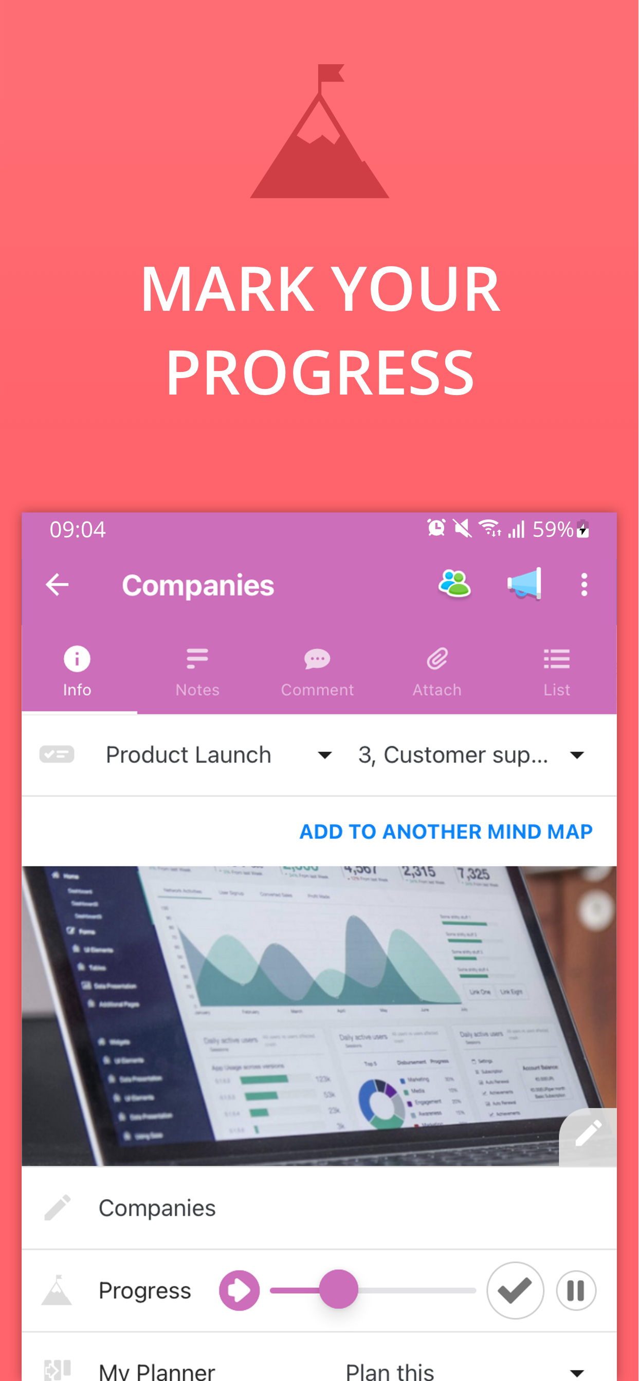 اسکرین شات 6 برنامه Ayoa: ultimate mind mapping