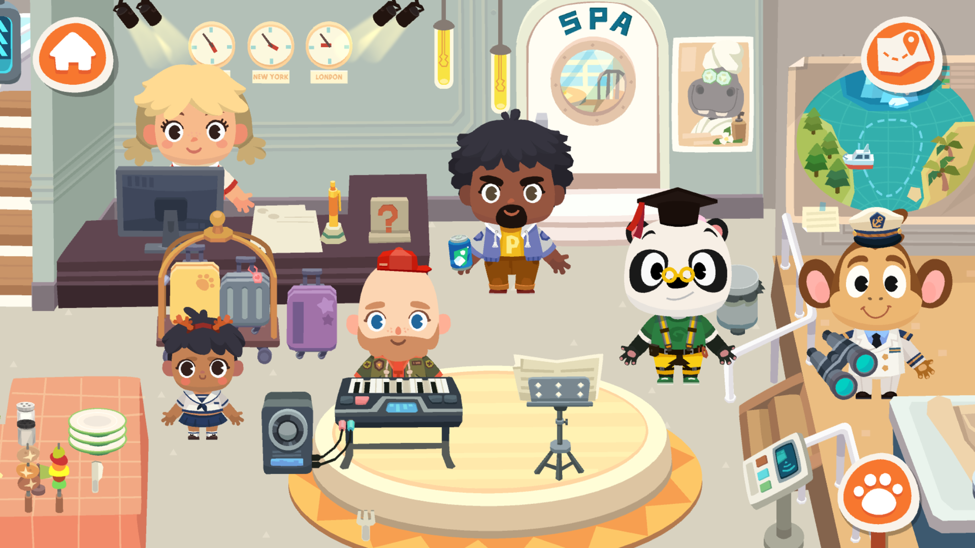 اسکرین شات 8 برنامه Dr. Panda Town: Vacation