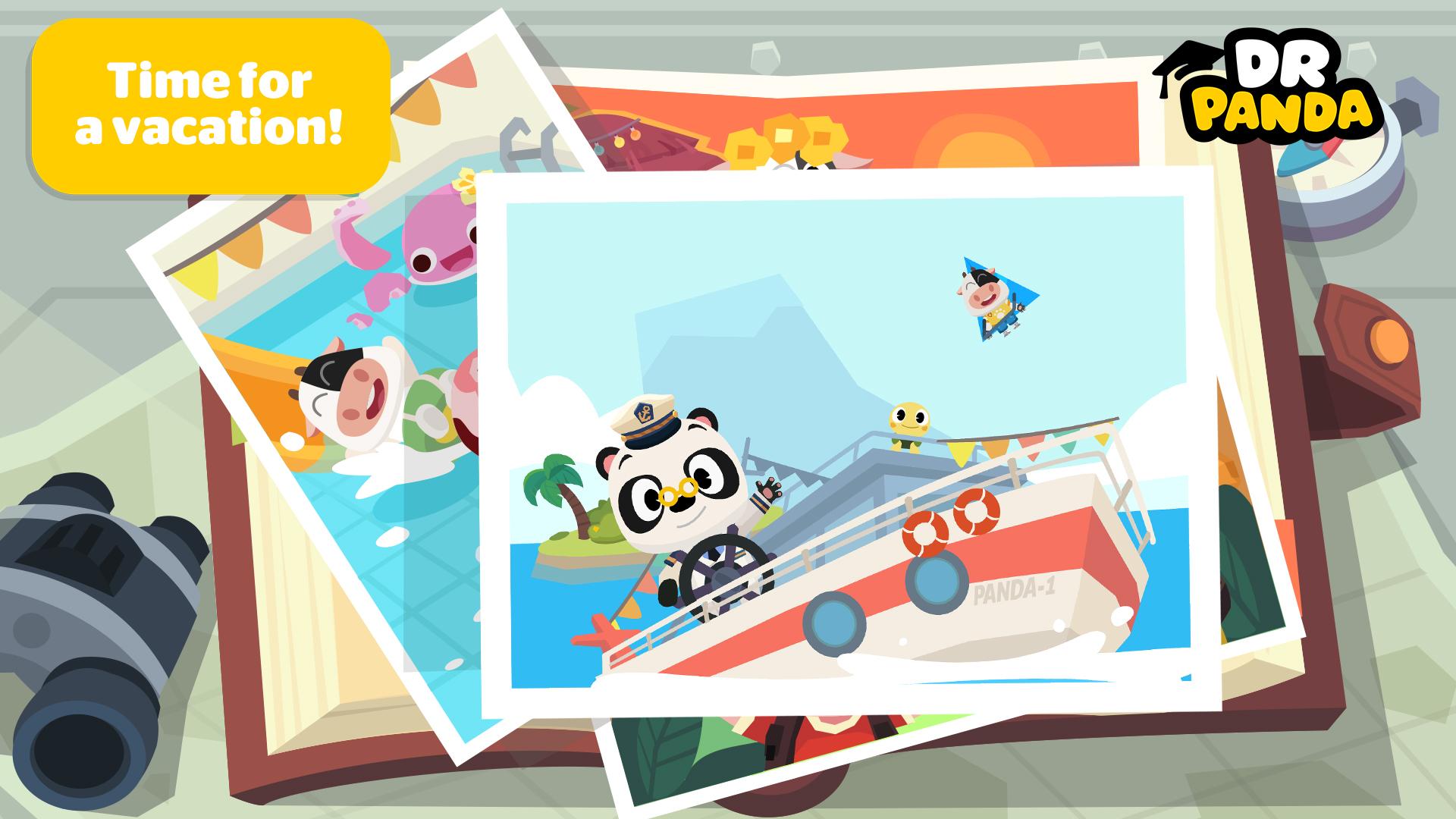 اسکرین شات 2 برنامه Dr. Panda Town: Vacation