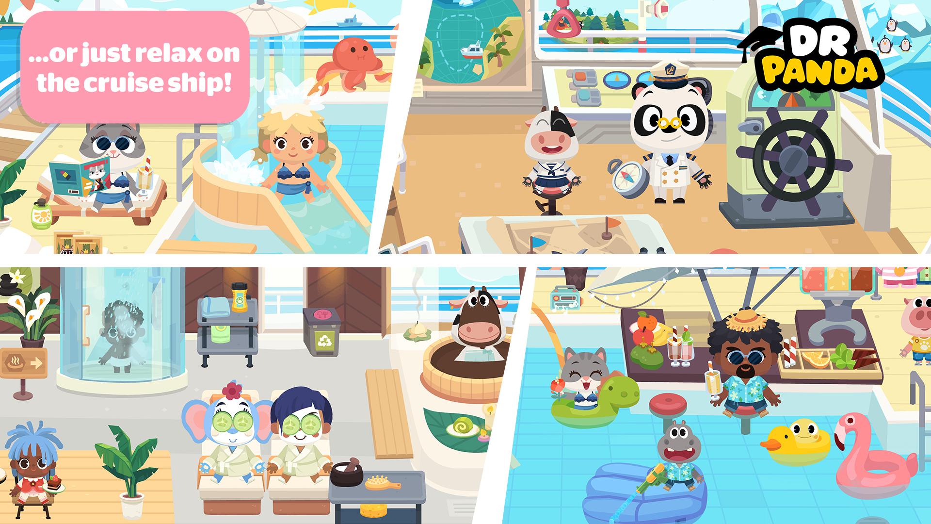 اسکرین شات 6 برنامه Dr. Panda Town: Vacation
