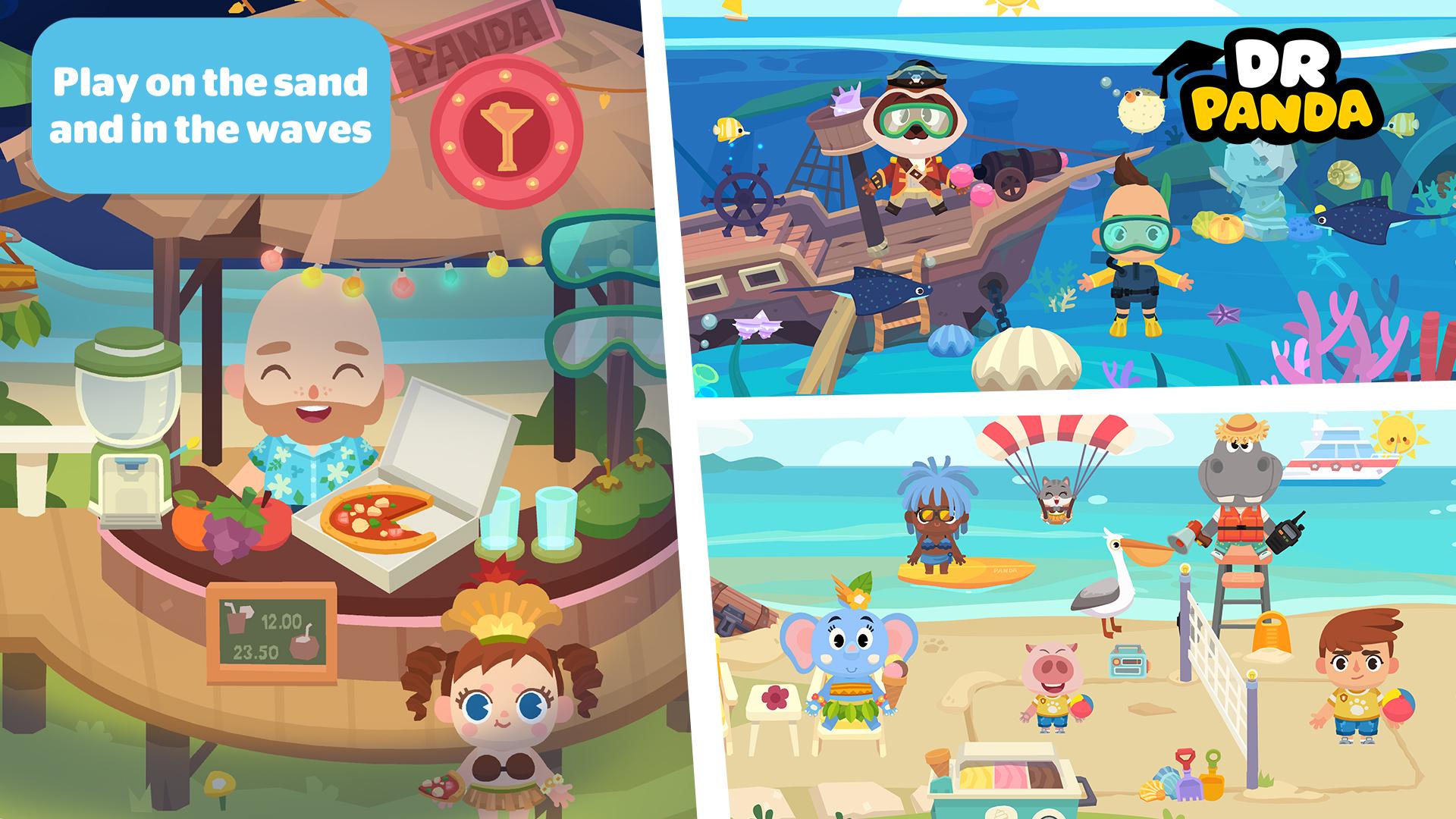 اسکرین شات 5 برنامه Dr. Panda Town: Vacation
