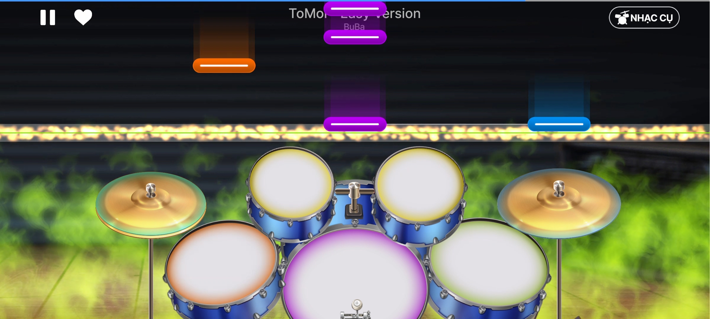 اسکرین شات 4 برنامه Drum Live: Real drum