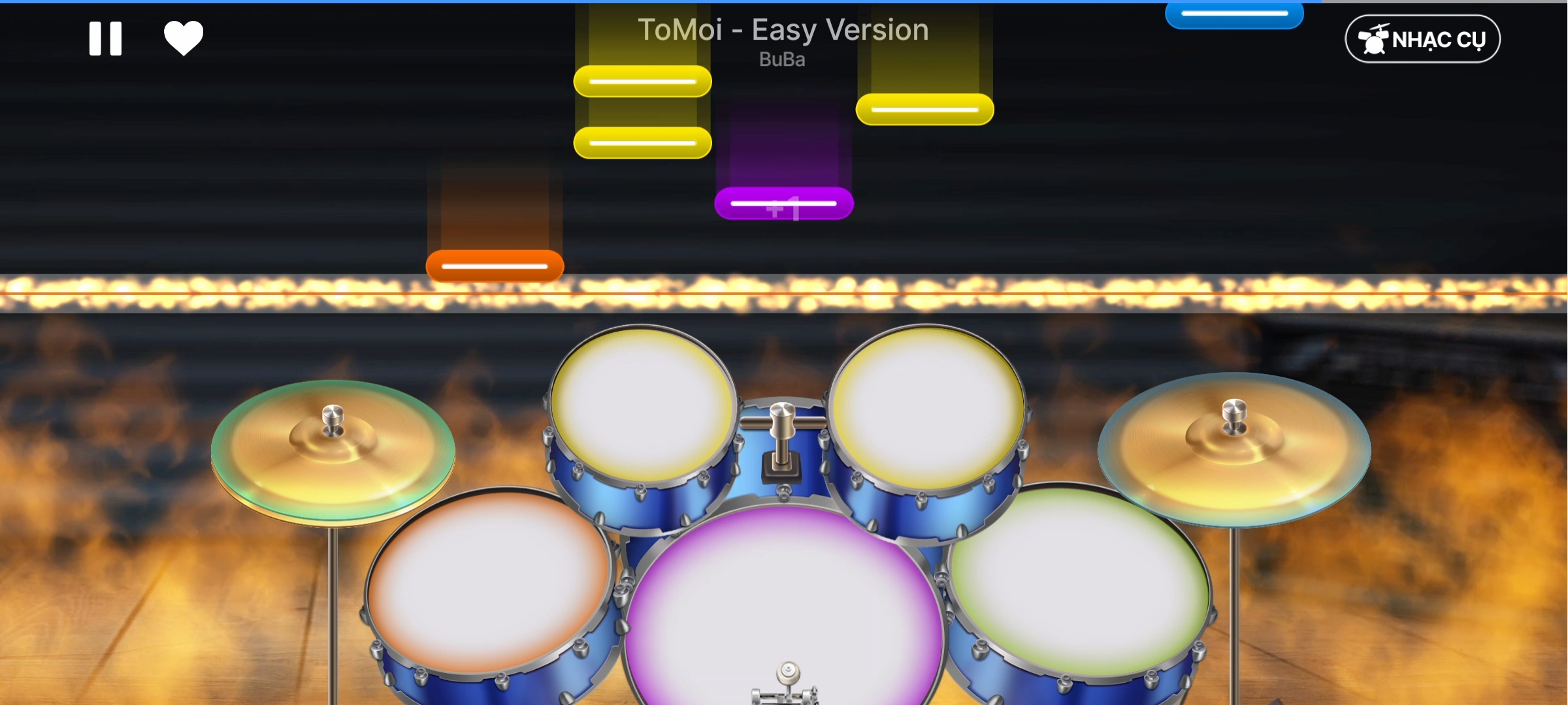 اسکرین شات 8 برنامه Drum Live: Real drum