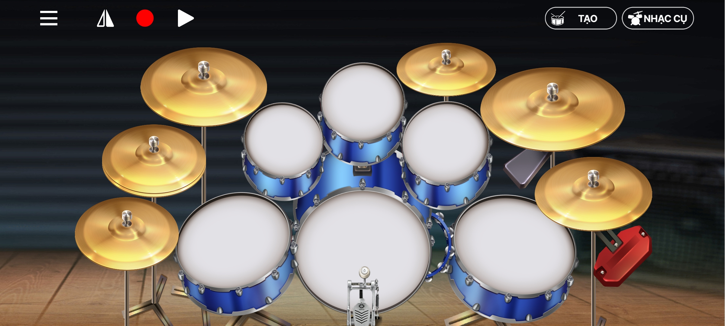 اسکرین شات 3 برنامه Drum Live: Real drum