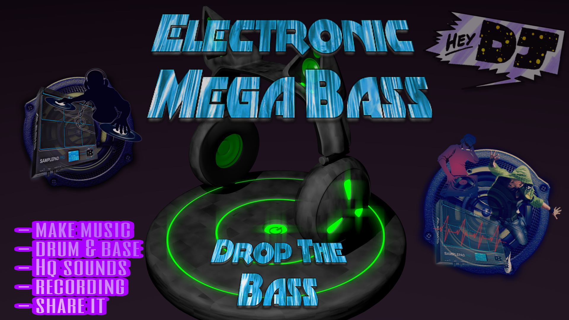 اسکرین شات 1 برنامه Hard Bass Dj Pad