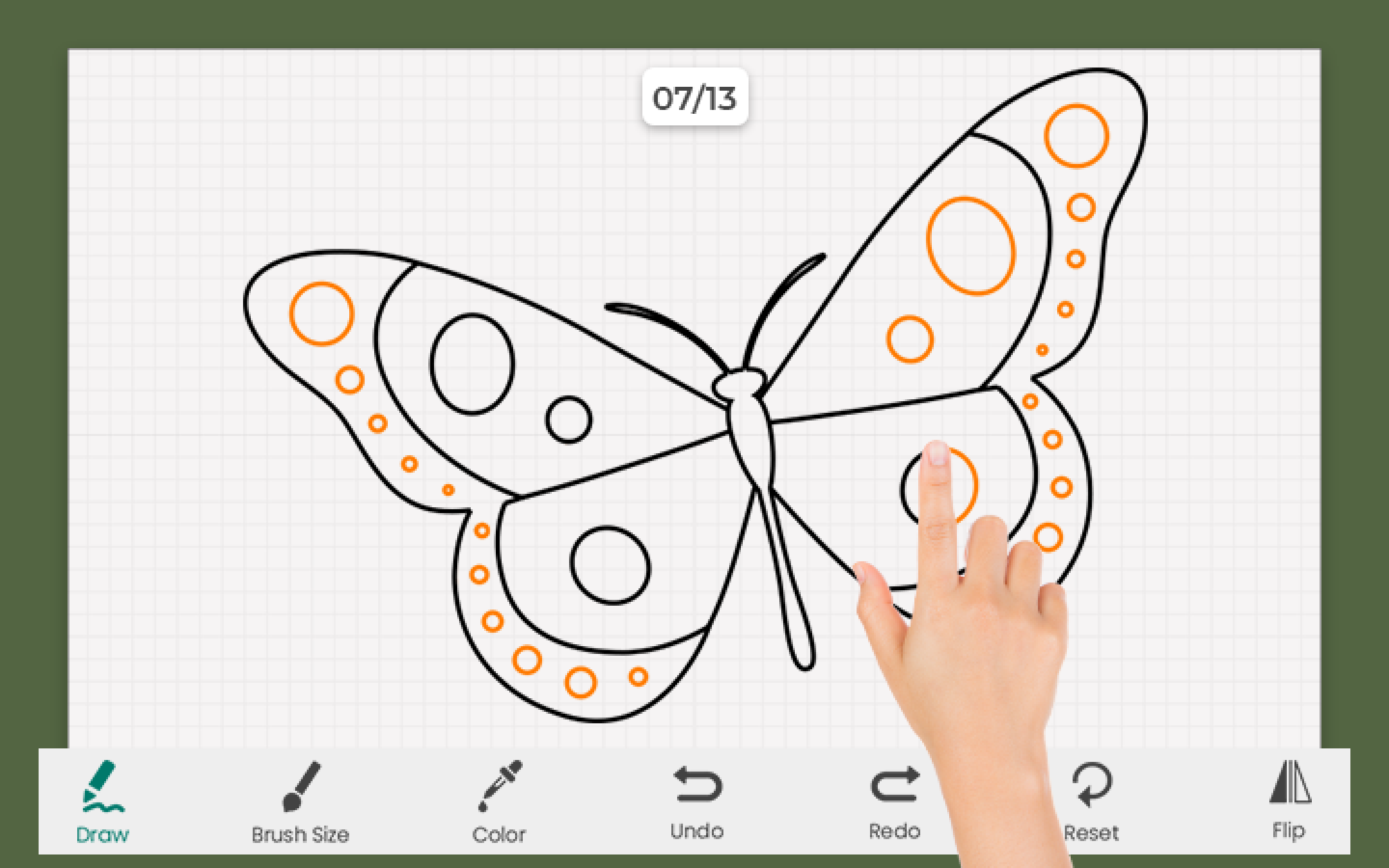 اسکرین شات 7 برنامه Butterfly Draw Step by Step