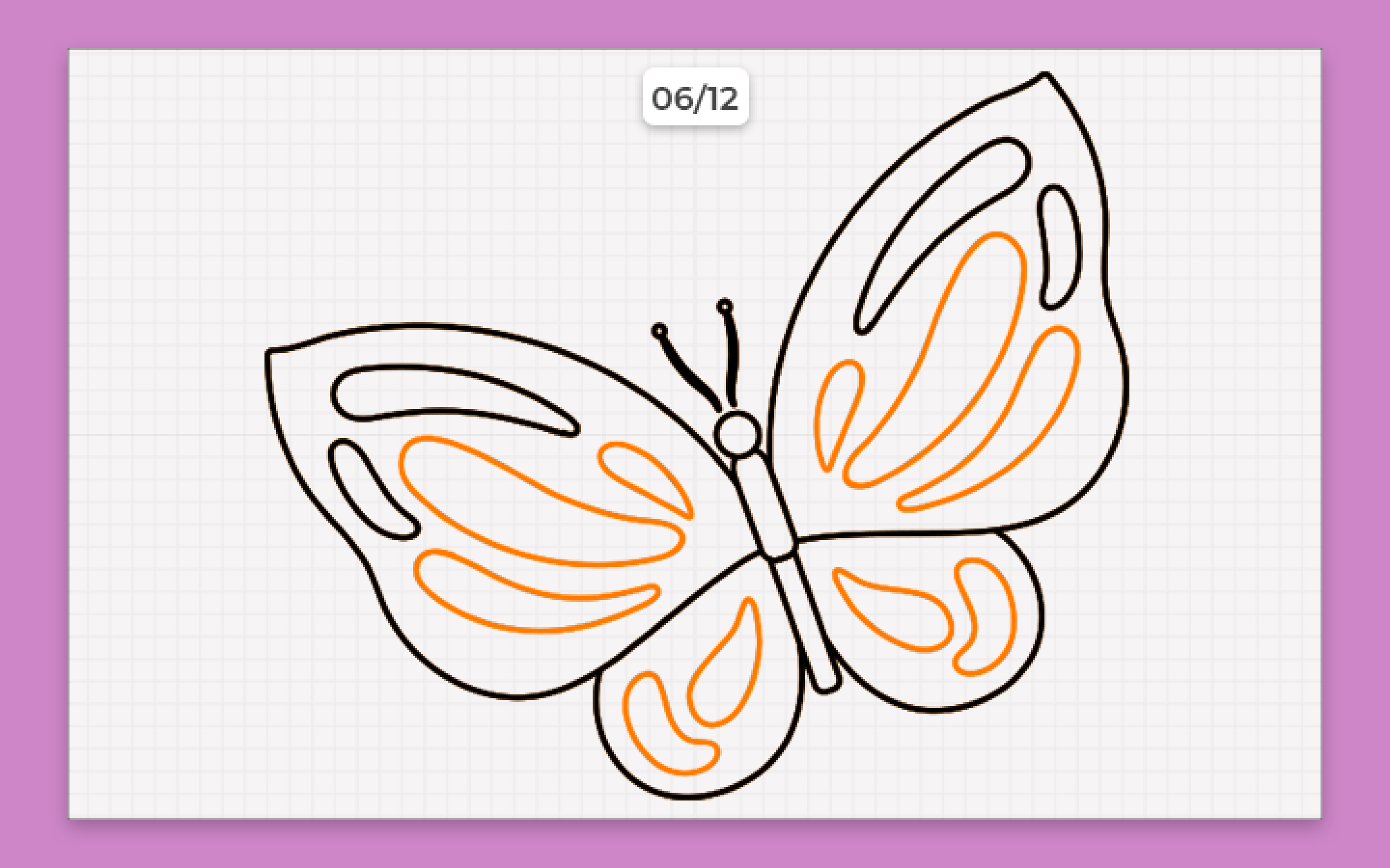 اسکرین شات 5 برنامه Butterfly Draw Step by Step